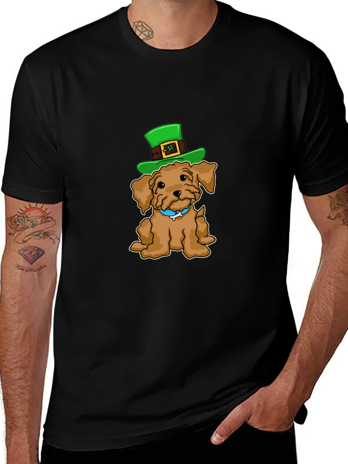 St. Patrick's Day Dog T-Shirt