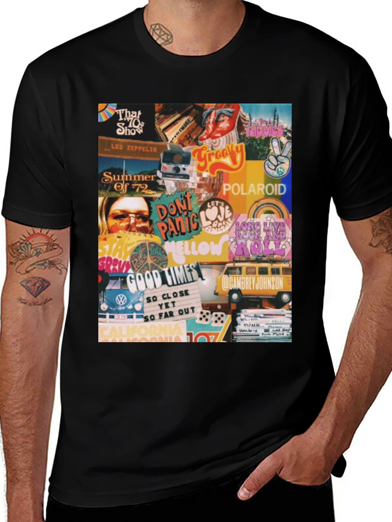 Variant 29 of Vintage Collage Graphic T-Shirt
