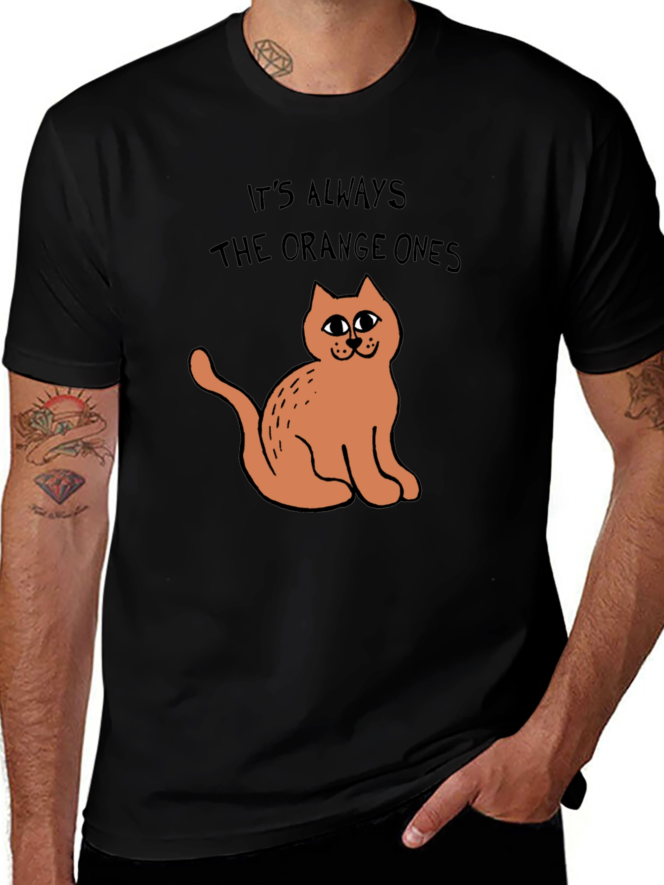 Variant 22 of Orange Cat T-Shirt - It's Always the Orange Ones!
