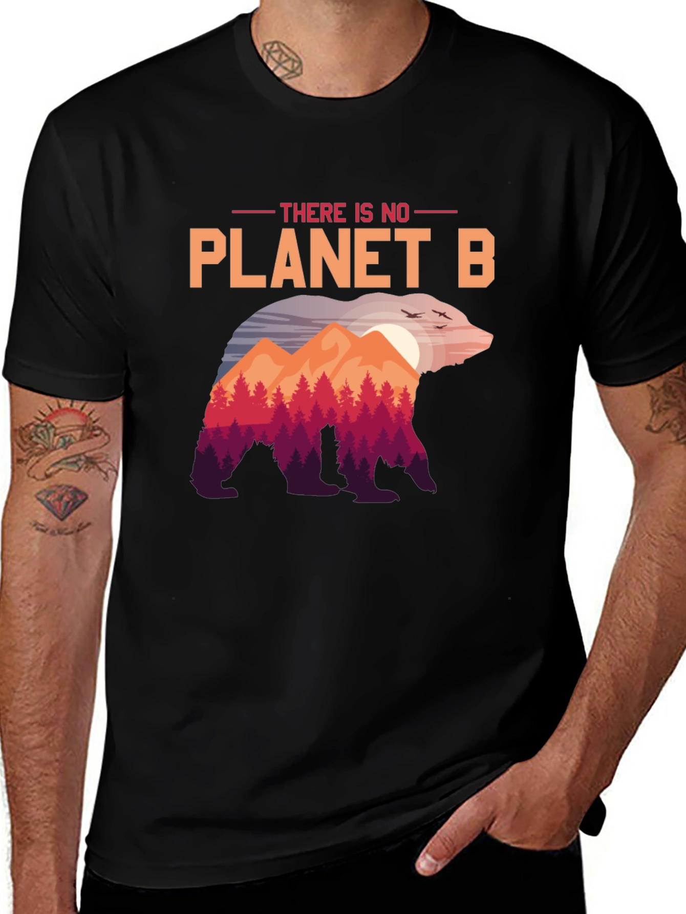 Variant 17 of Planet B Graphic Tee - Eco Friendly Design