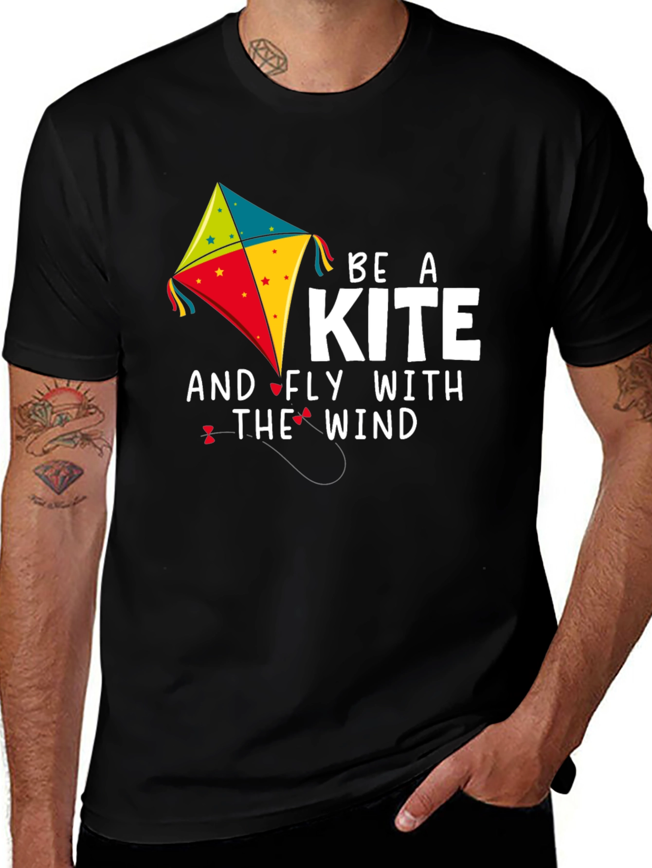 Variant 29 of Be a Kite Men's Graphic T-Shirt