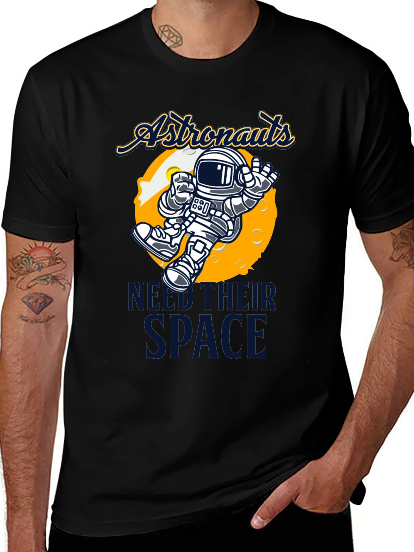 Variant 19 of Astronauts Need Their Space T-Shirt