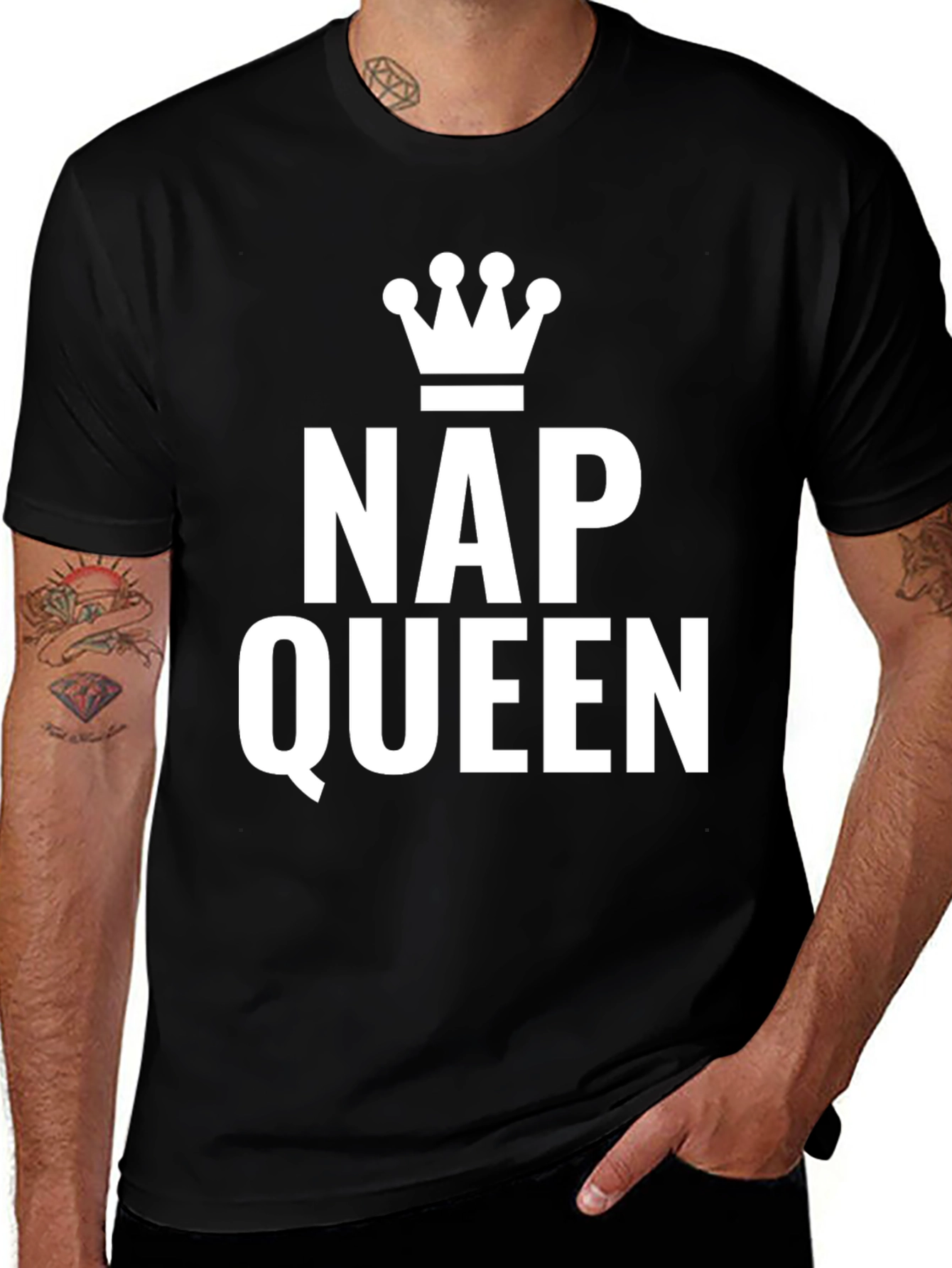 Variant 11 of Nap Queen Graphic T-Shirt - Relax in Style