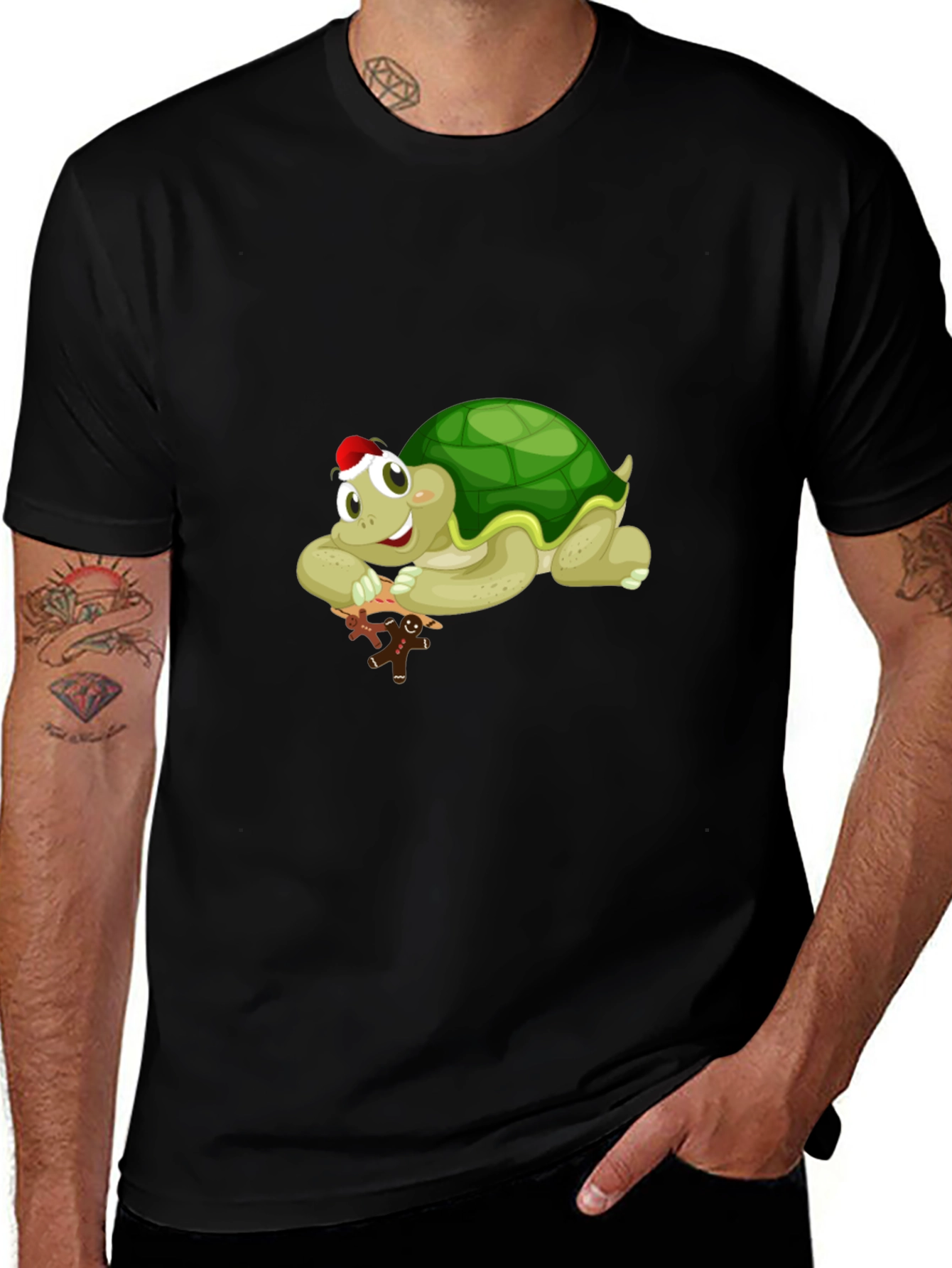 Variant 17 of Festive Turtle Graphic Tee