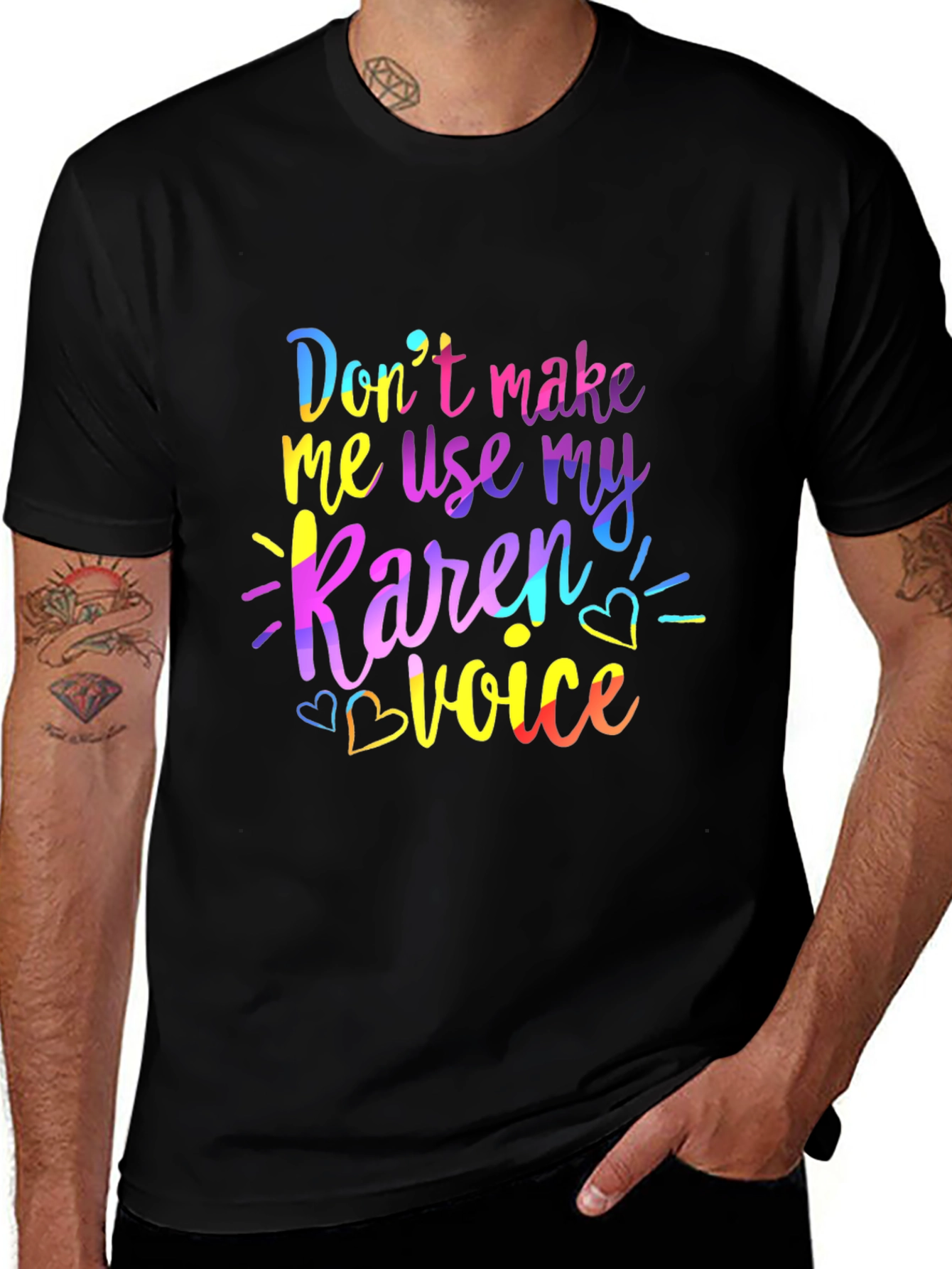 Variant 8 of Funny "Karen Voice" Graphic Tee
