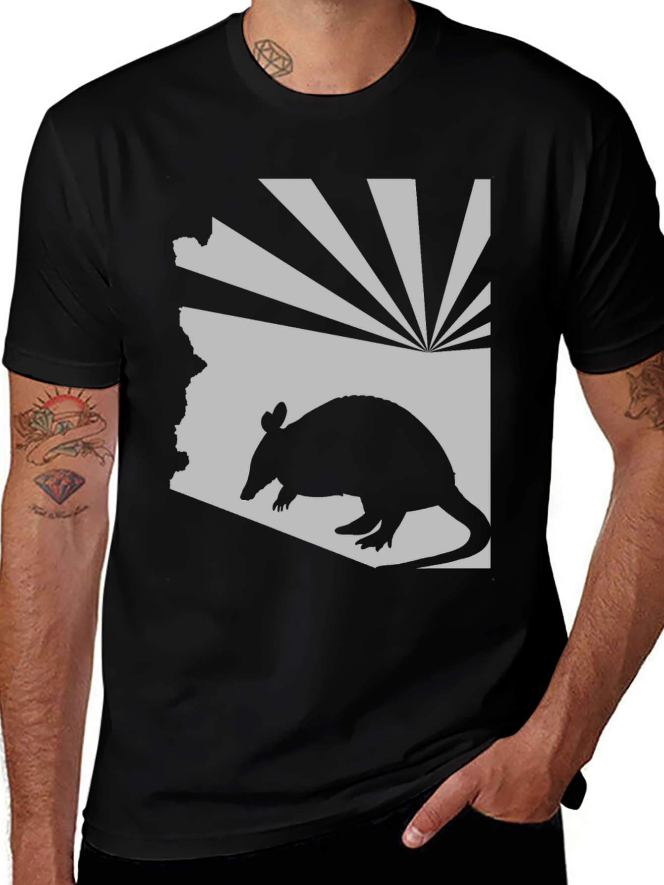 Variant 21 of Arizona Armadillo T-Shirt