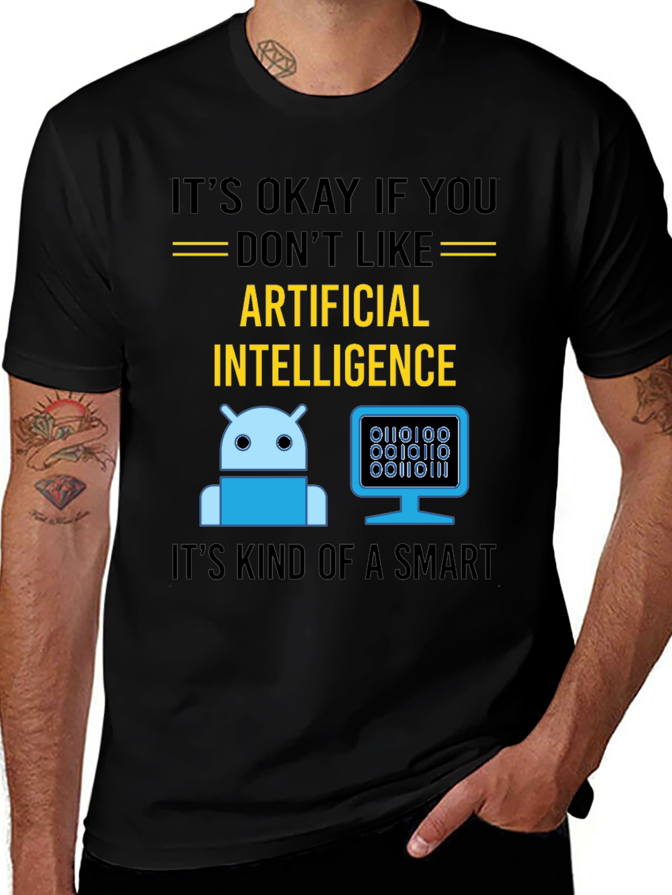 Artificial Intelligence T-Shirt - Funny Tech Geek Tee