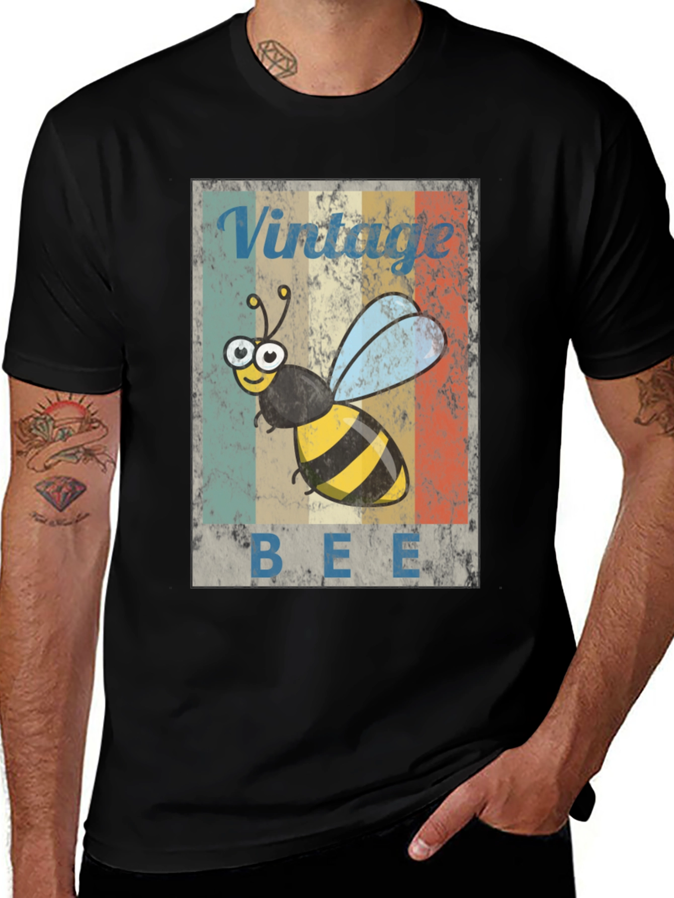 Variant 13 of Vintage Bee Graphic Tee