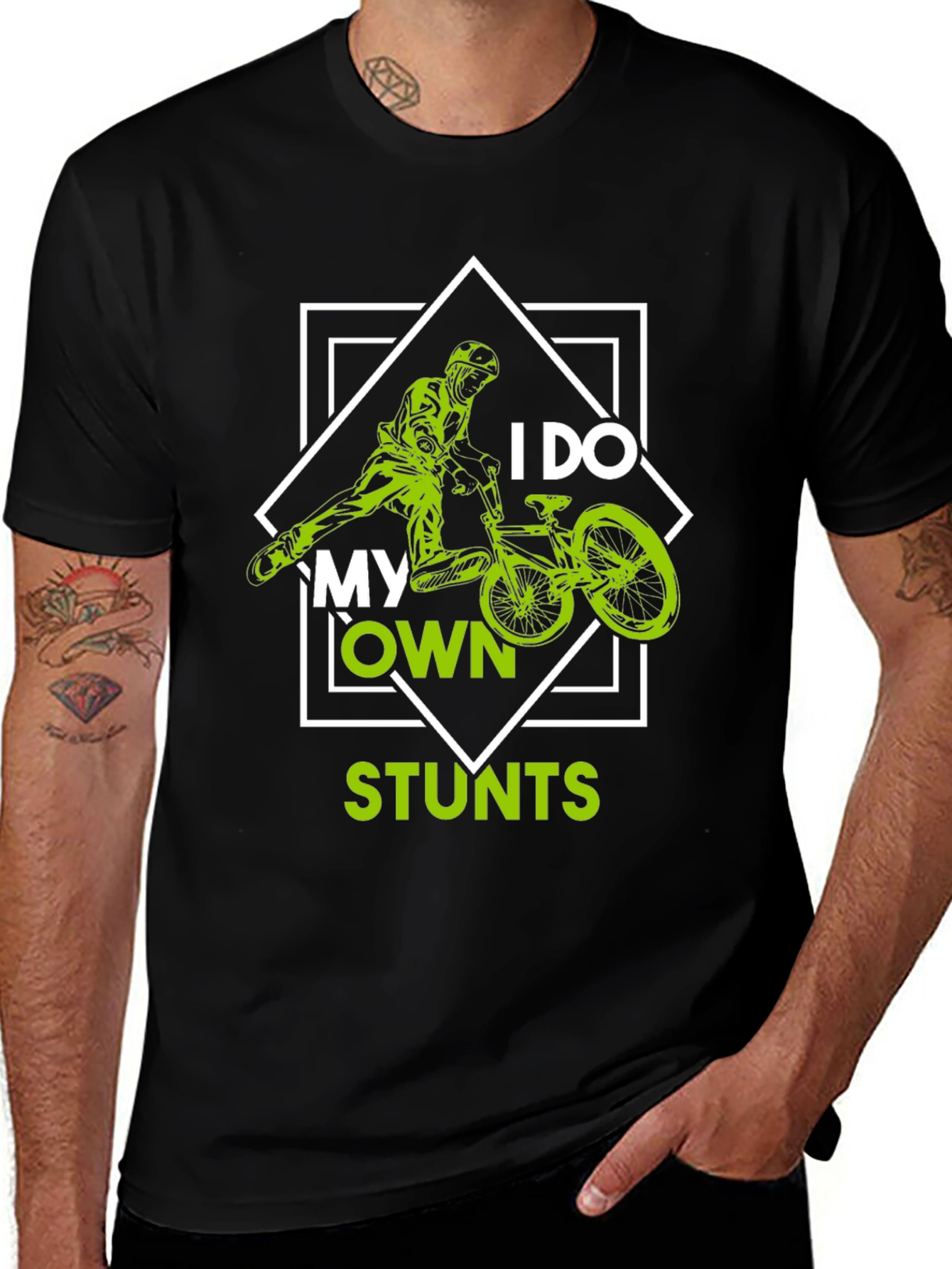 Variant 20 of I Do My Own Stunts BMX T-Shirt