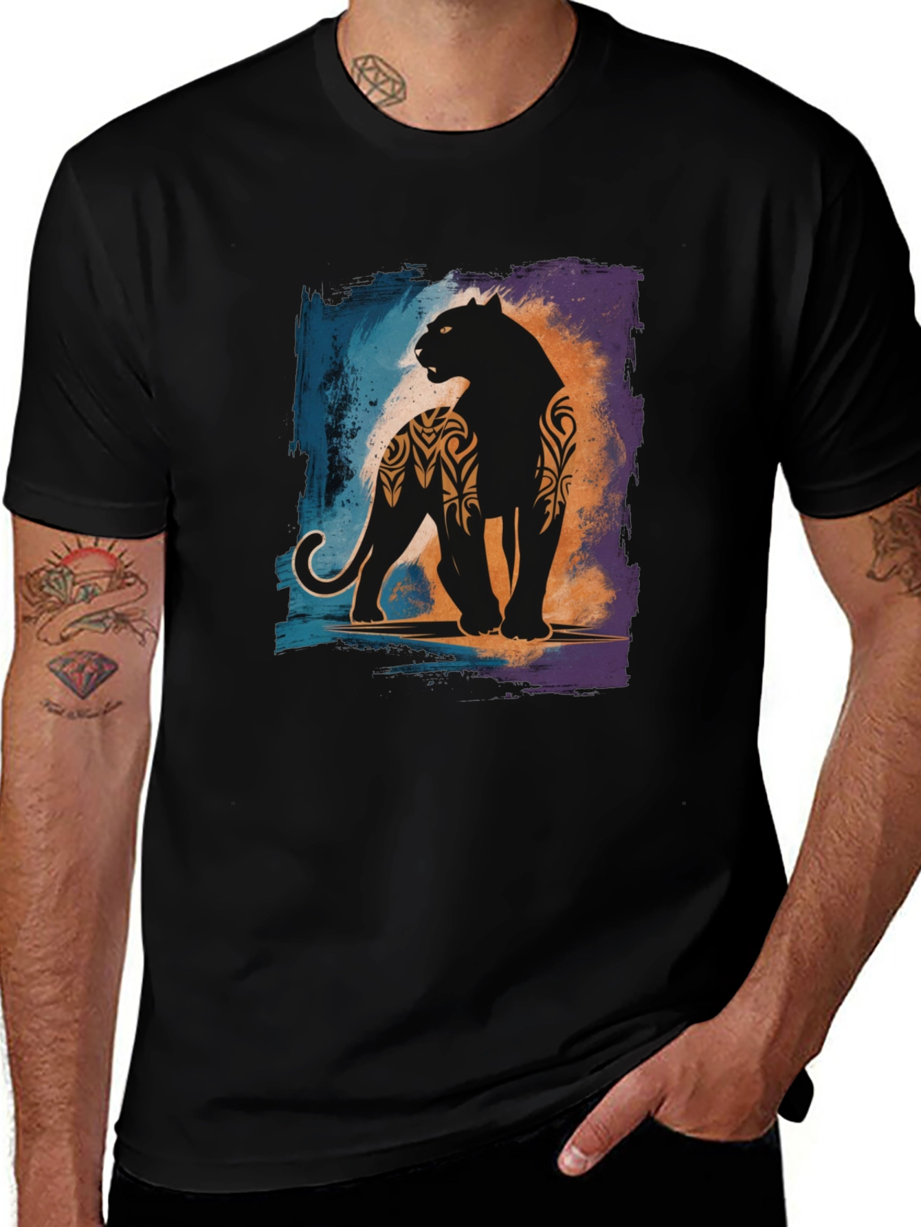 Variant 26 of Black Panther Graphic Tee - Men's Stylish T-Shirt