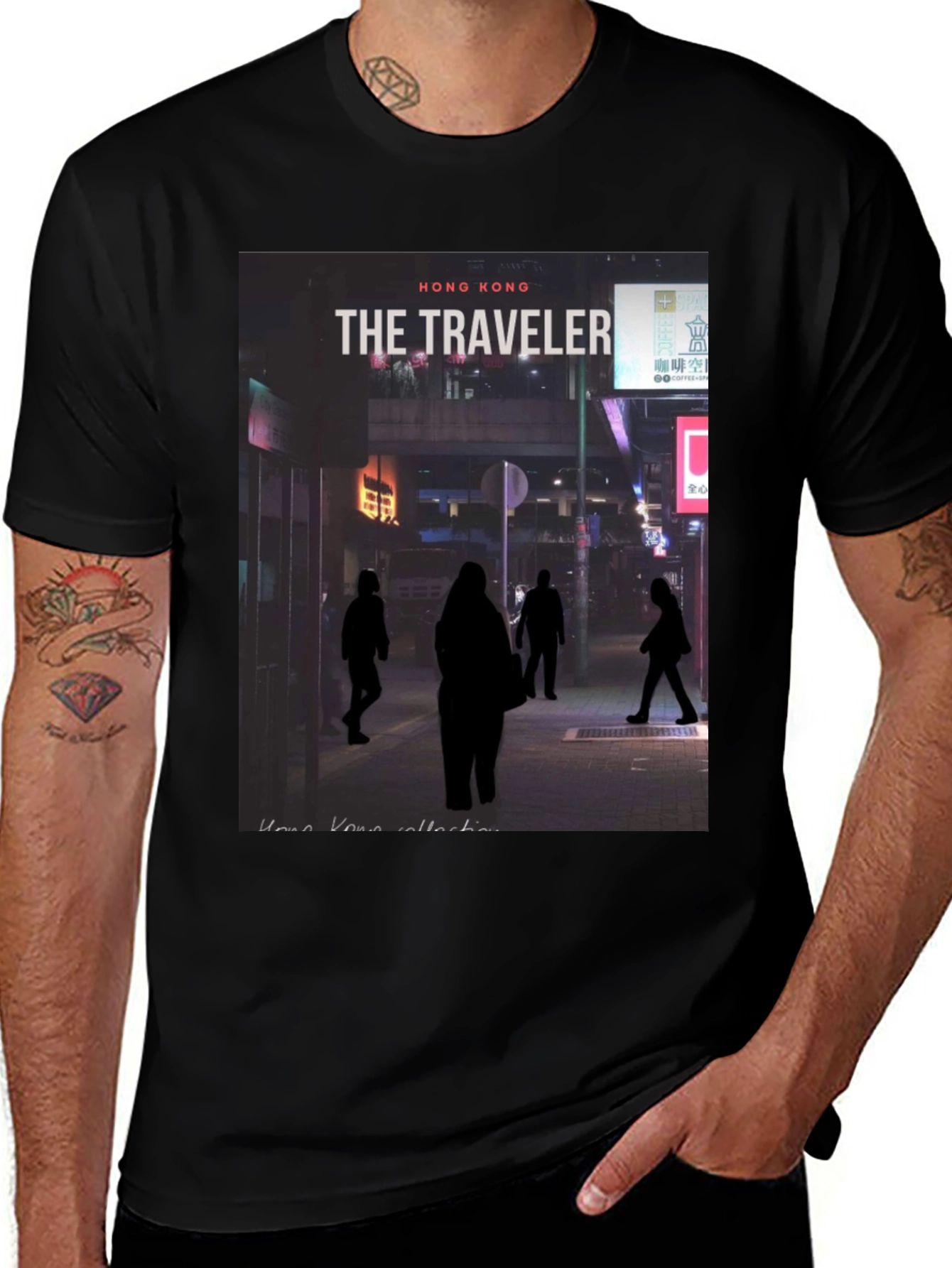 Variant 13 of Hong Kong Traveler T-Shirt - Urban Style