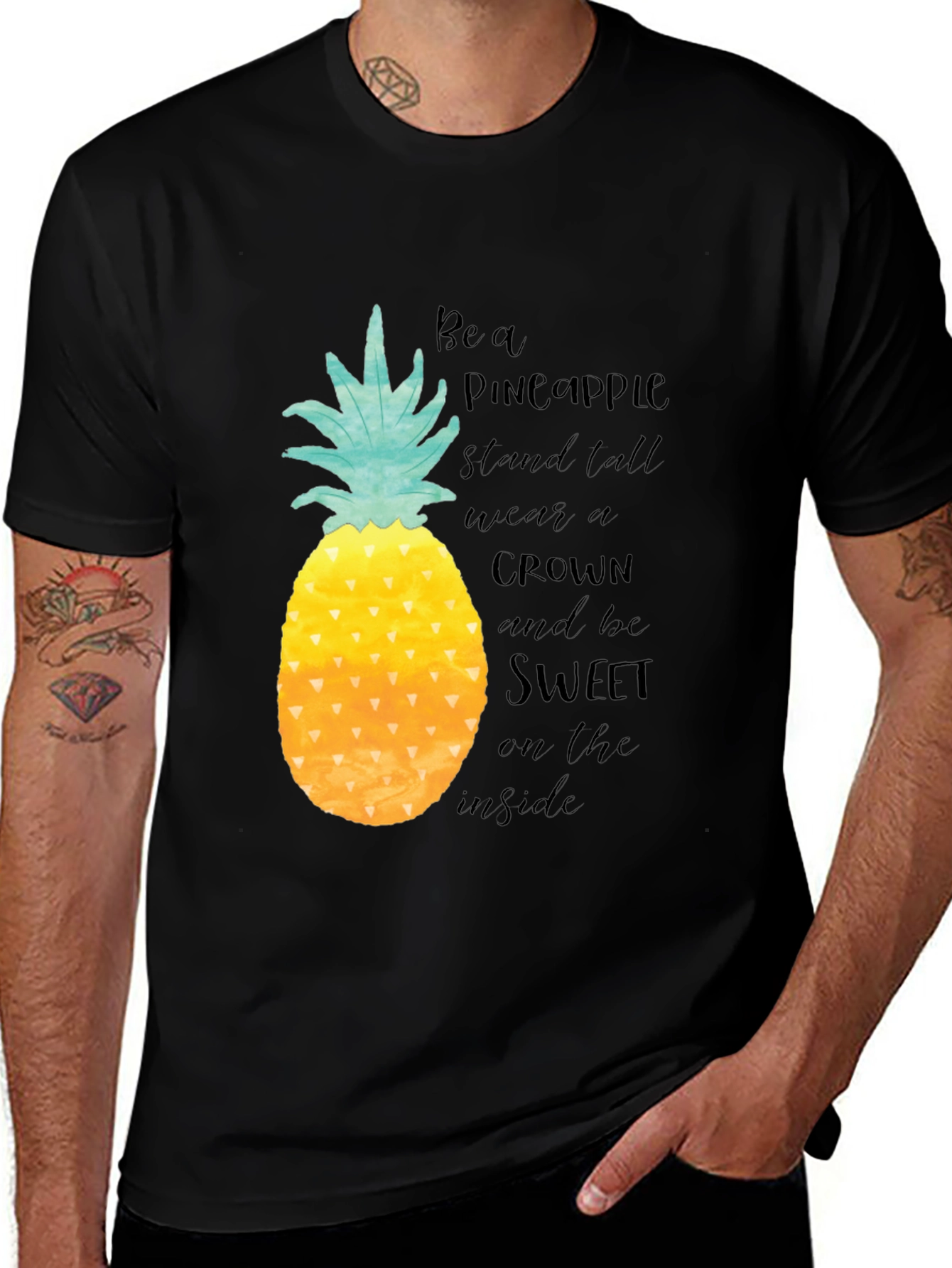 Variant 16 of Pineapple Be Sweet Graphic Tee