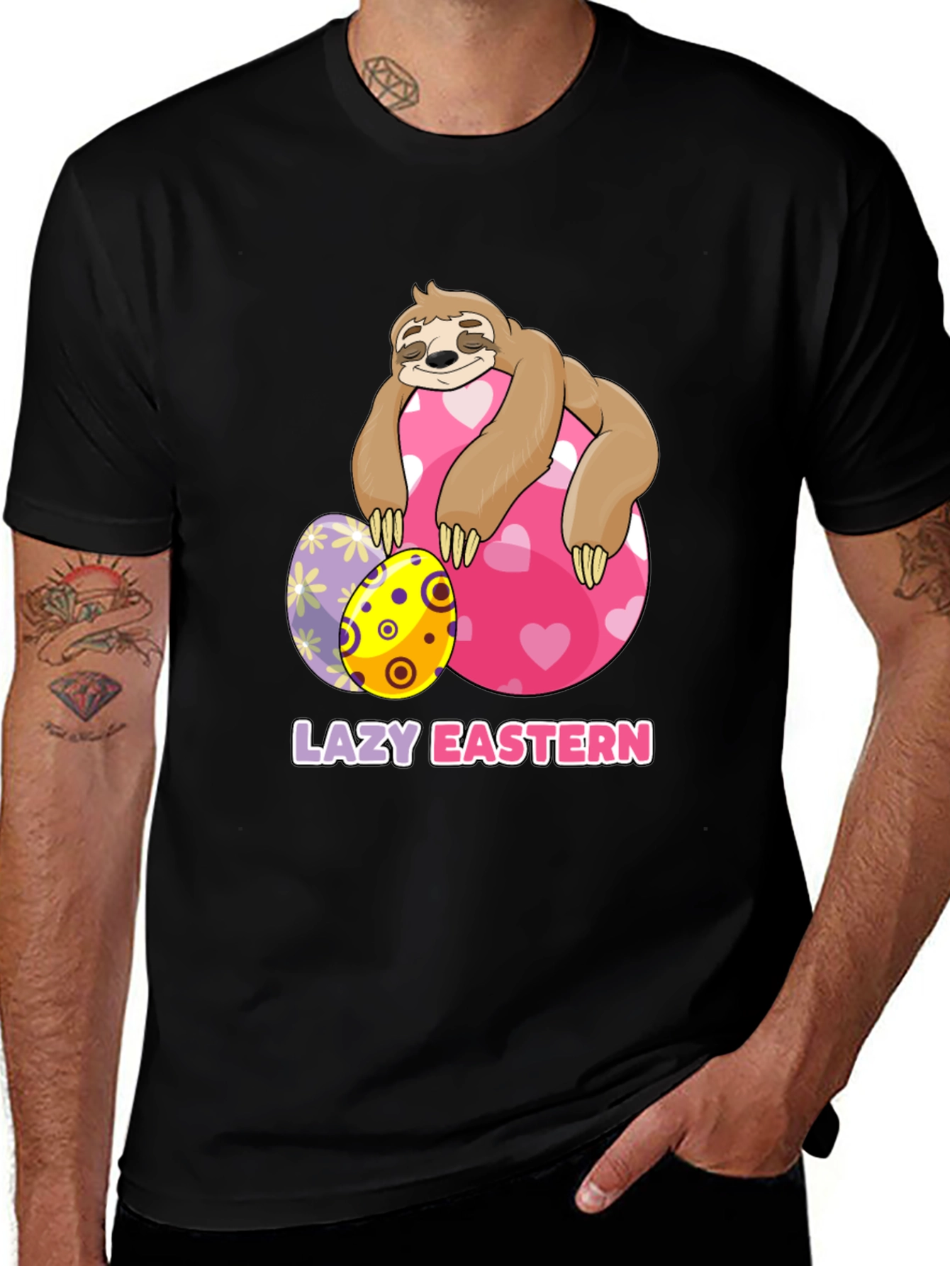Variant 10 of Lazy Easter Sloth T-Shirt