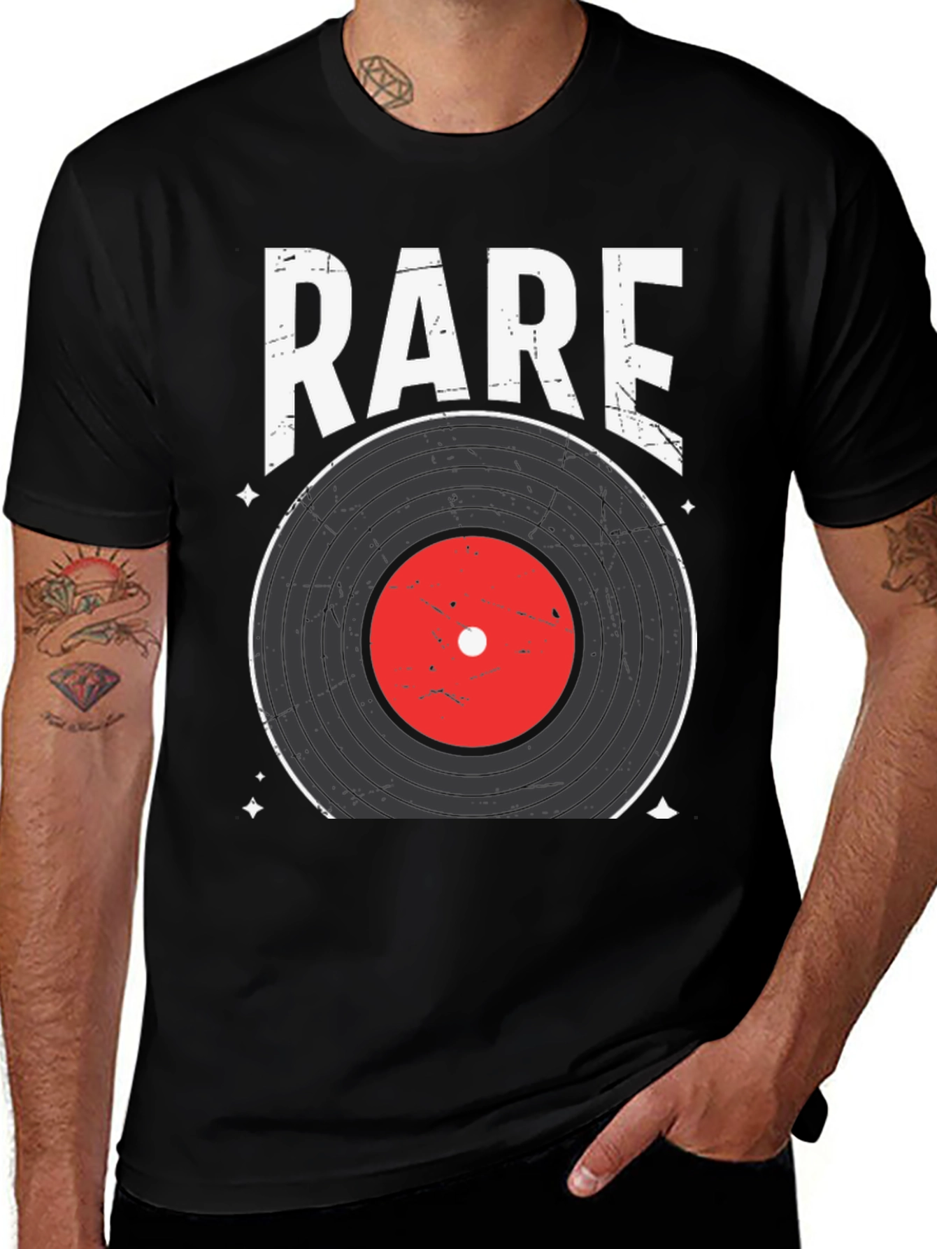 Variant 27 of Rare Vinyl Record Graphic Tee - Music Lover Shirt