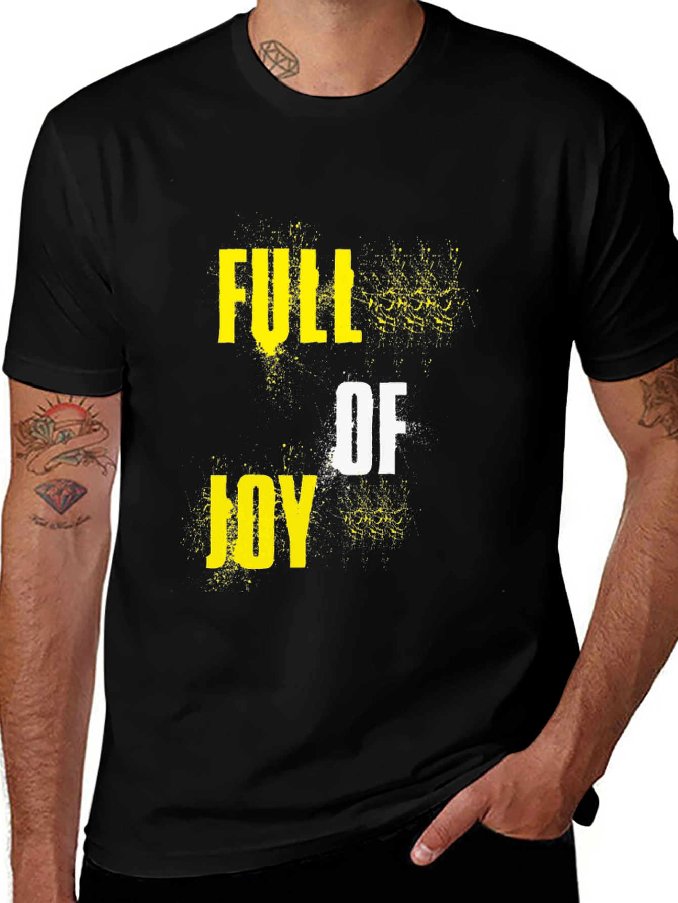 Variant 14 of Full of Joy Black Graphic Tee
