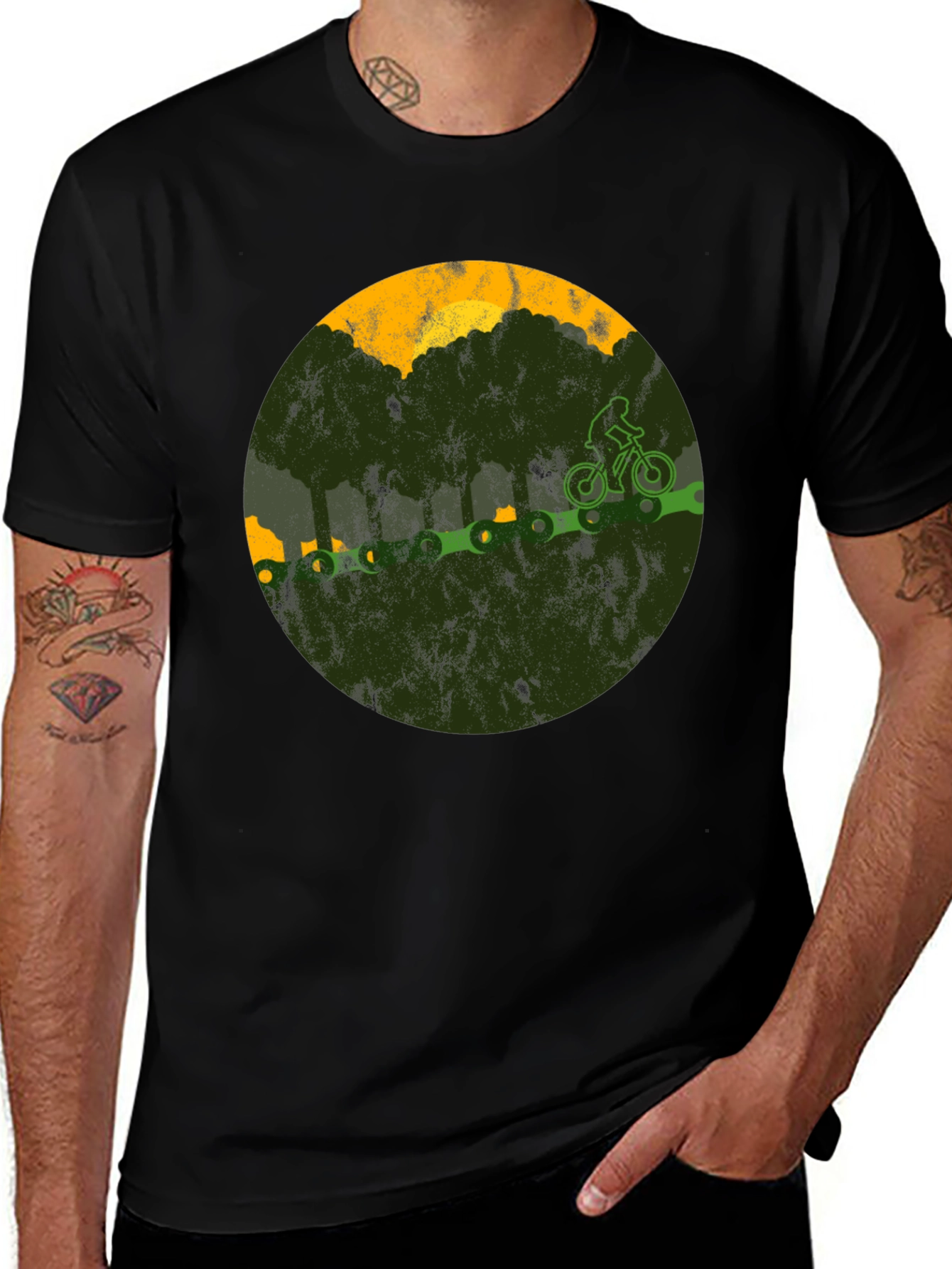 Variant 7 of Mountain Biker T-Shirt - Outdoor Adventure Tee