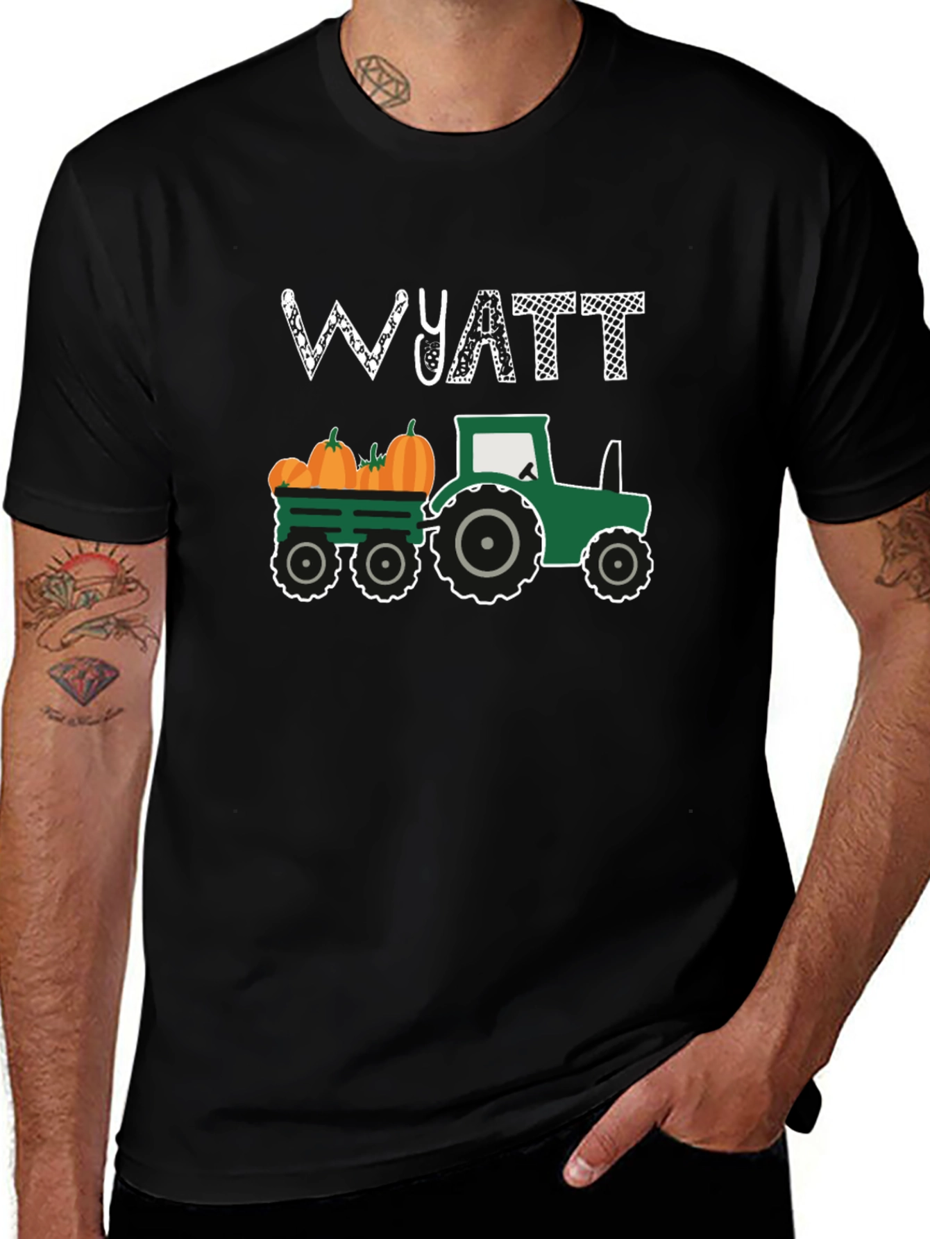 Variant 23 of Fall Harvest Tractor T-Shirt