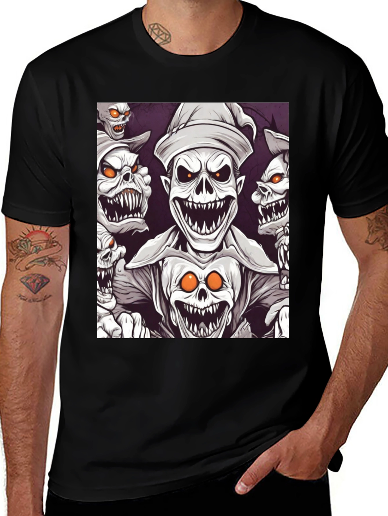 Variant 2 of Spooky Cartoon T-Shirt