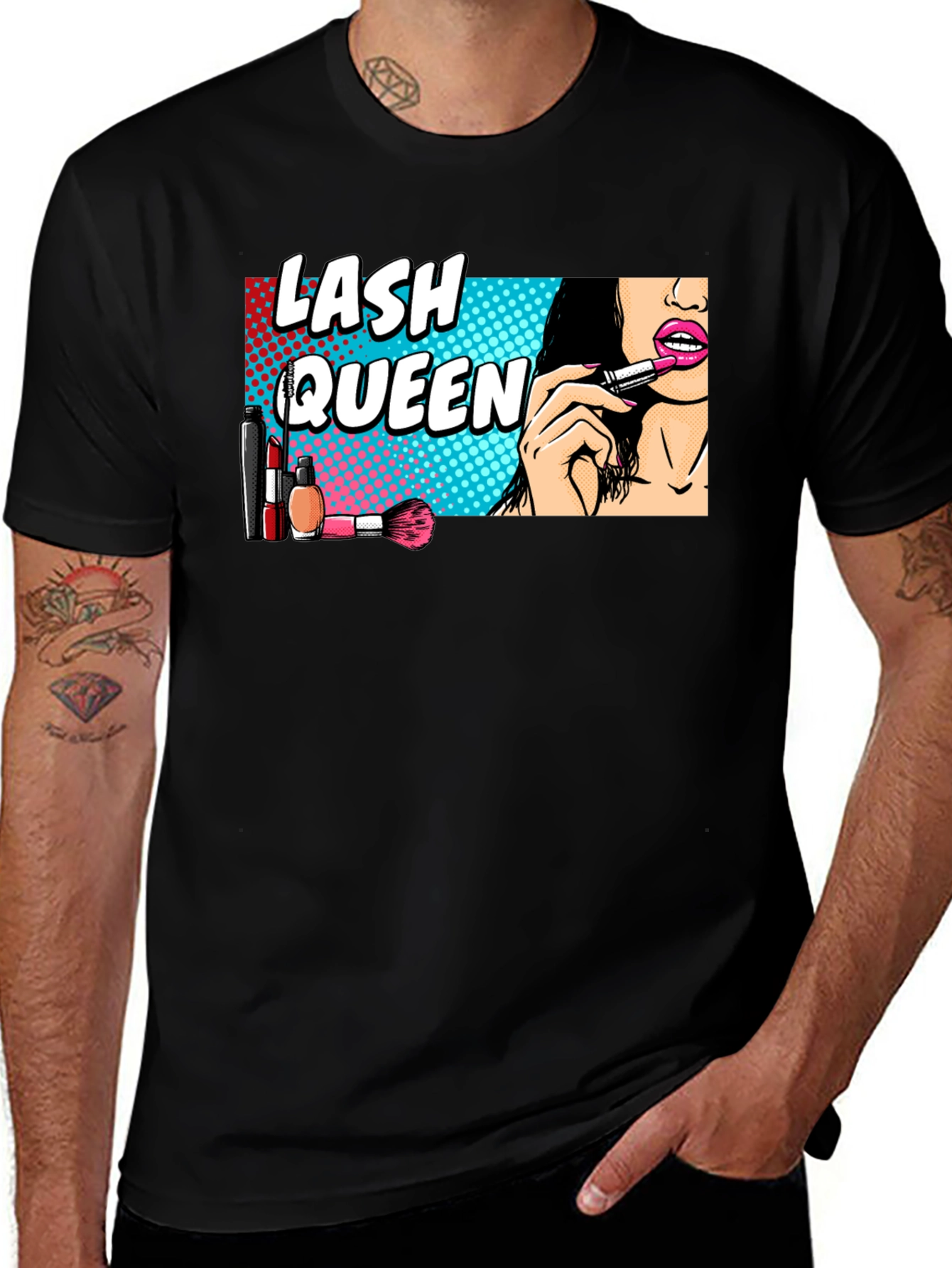 Variant 8 of Lash Queen T-Shirt - Makeup Artist Apparel