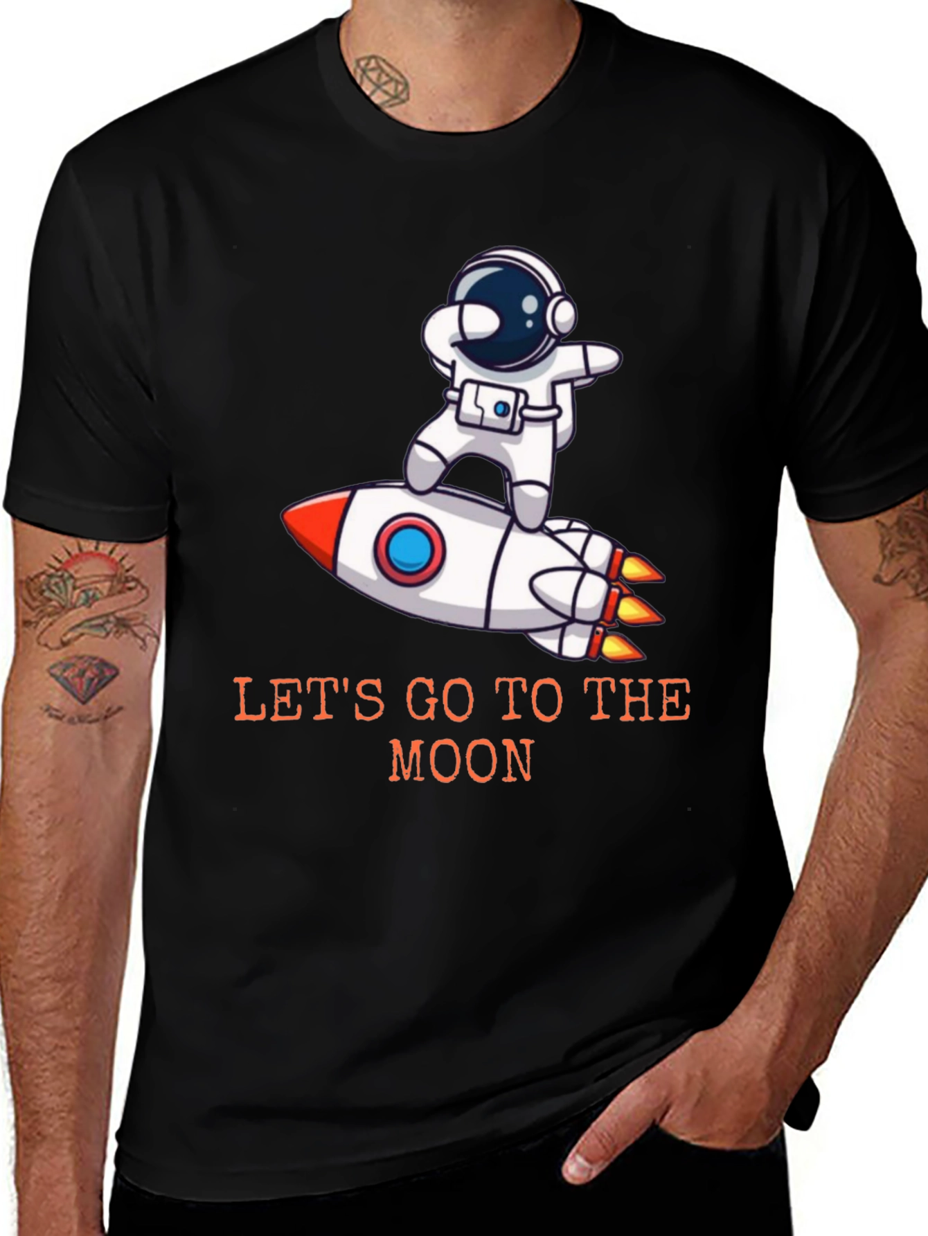 Variant 2 of Let's Go to The Moon T-Shirt