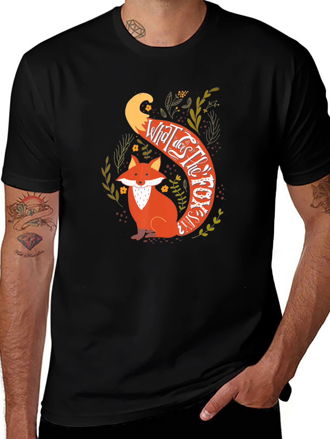 Variant 12 of What Does the Fox Say T-Shirt - Unique Graphic Tee