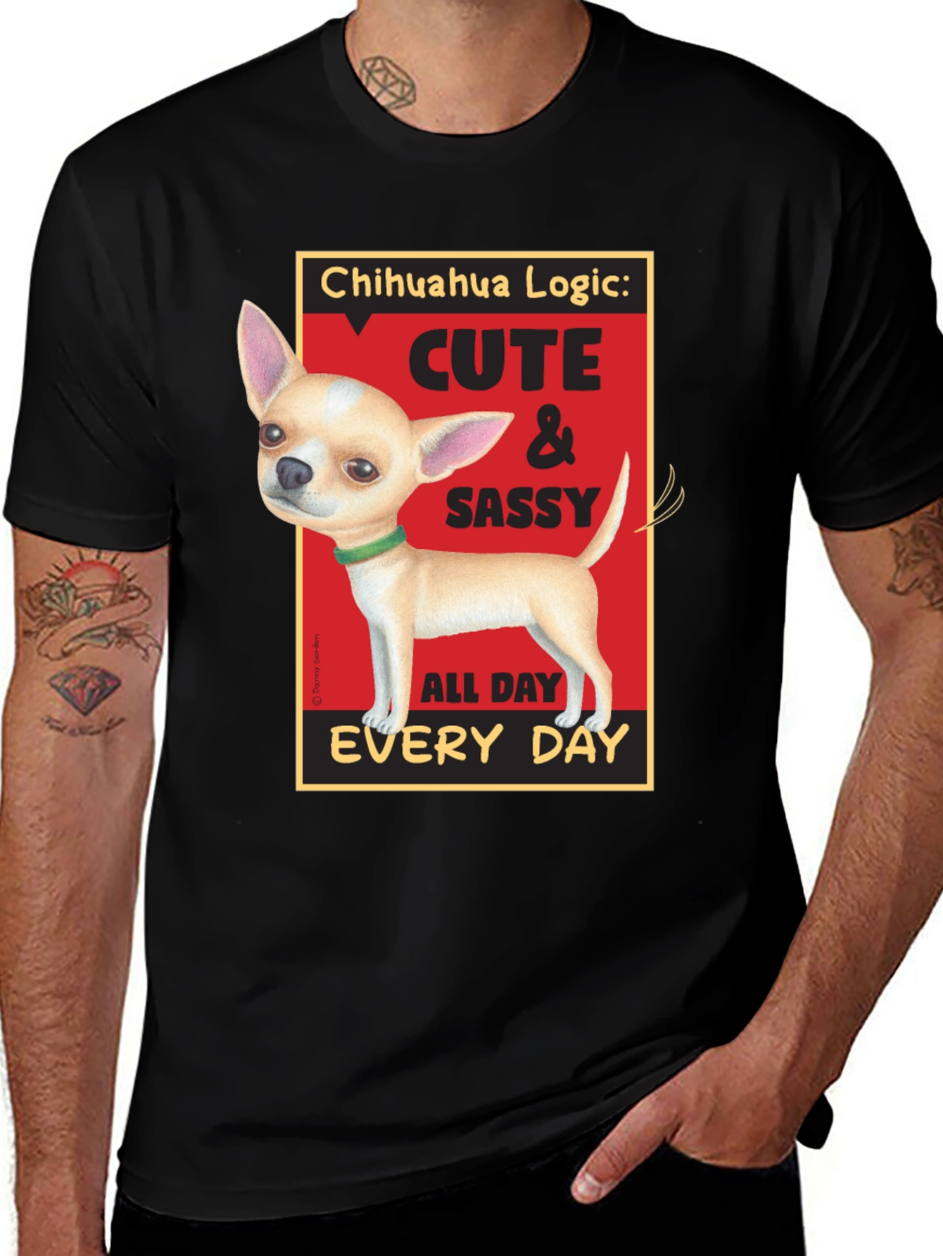 Cute & Sassy Chihuahua Logic Graphic Tee