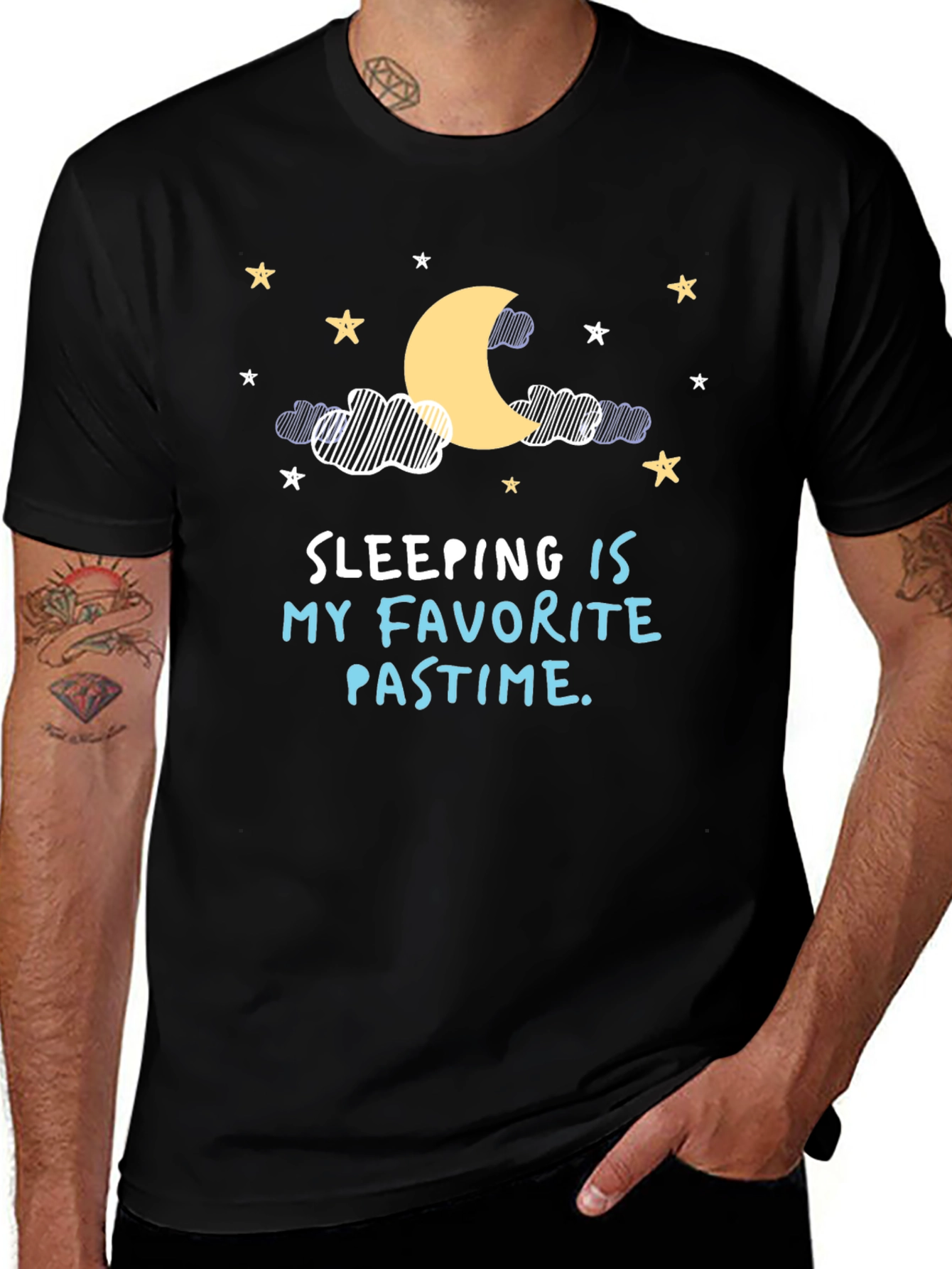 Variant 28 of Sleeping Is My Favorite Pastime Graphic T-Shirt