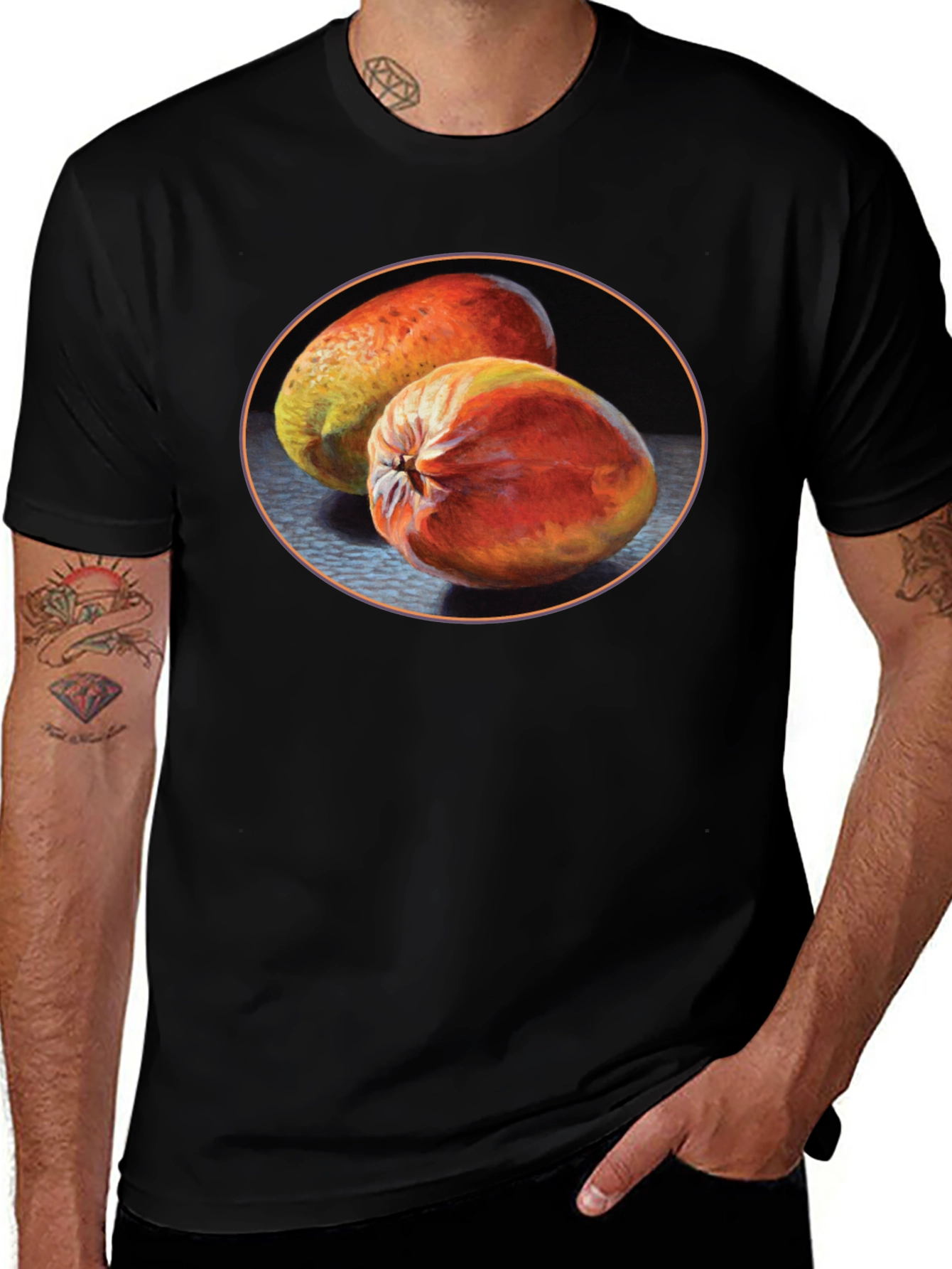 Variant 26 of Mango Fruit Graphic Tee - Unique Design