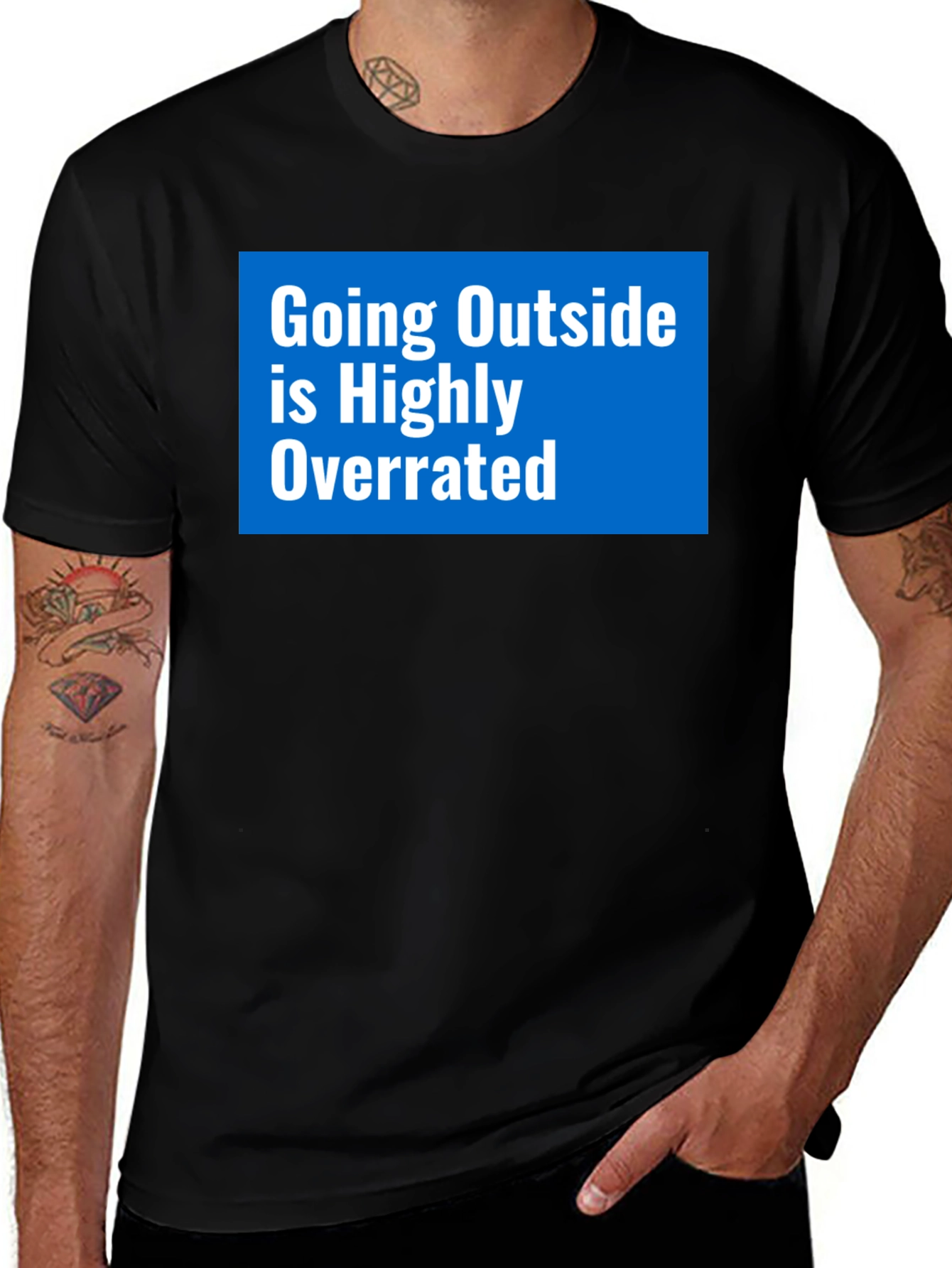 Variant 21 of Going Outside Overrated T-Shirt