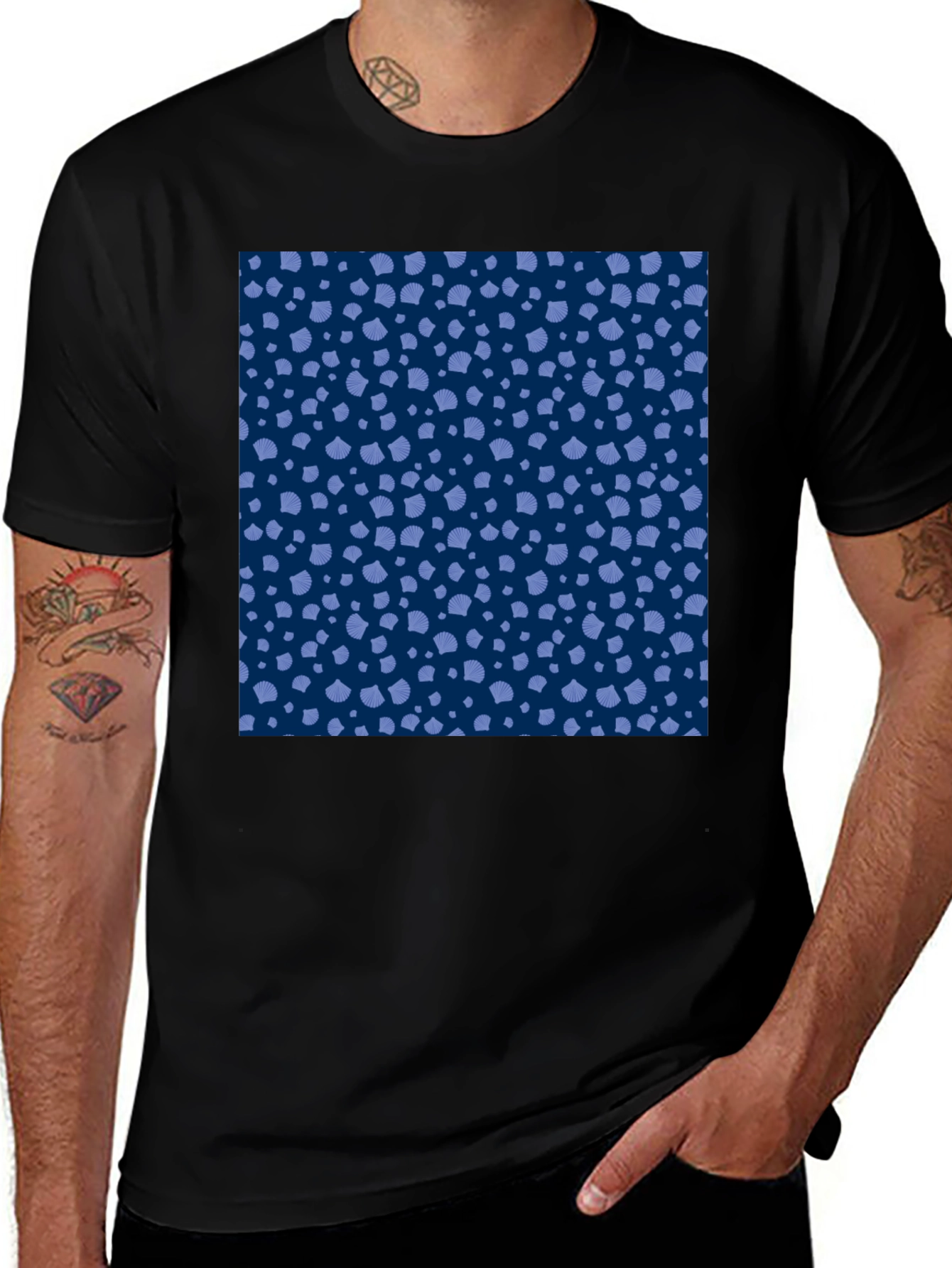 Variant 17 of Unique Pattern Tee: Casual Style