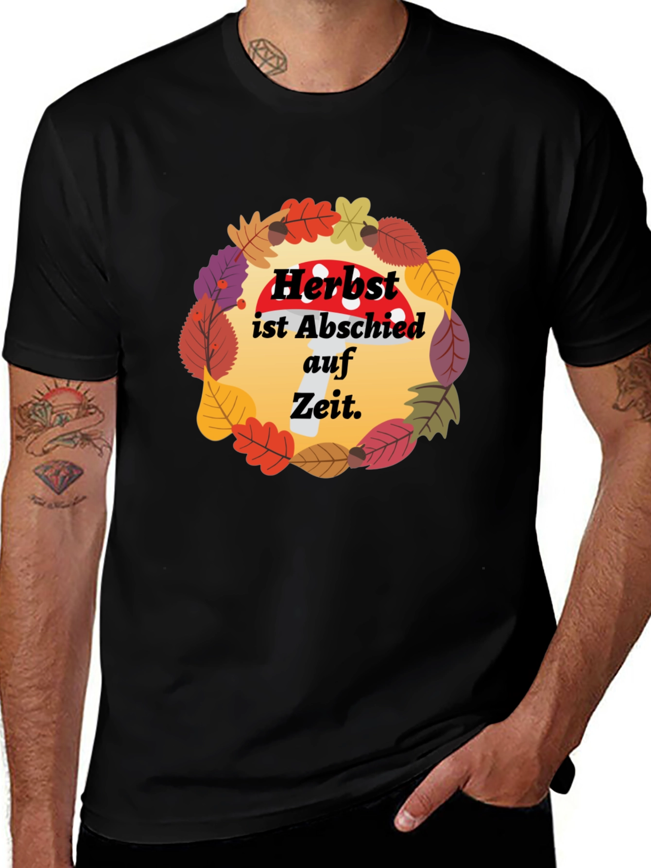 Autumn Leaves Graphic T-Shirt