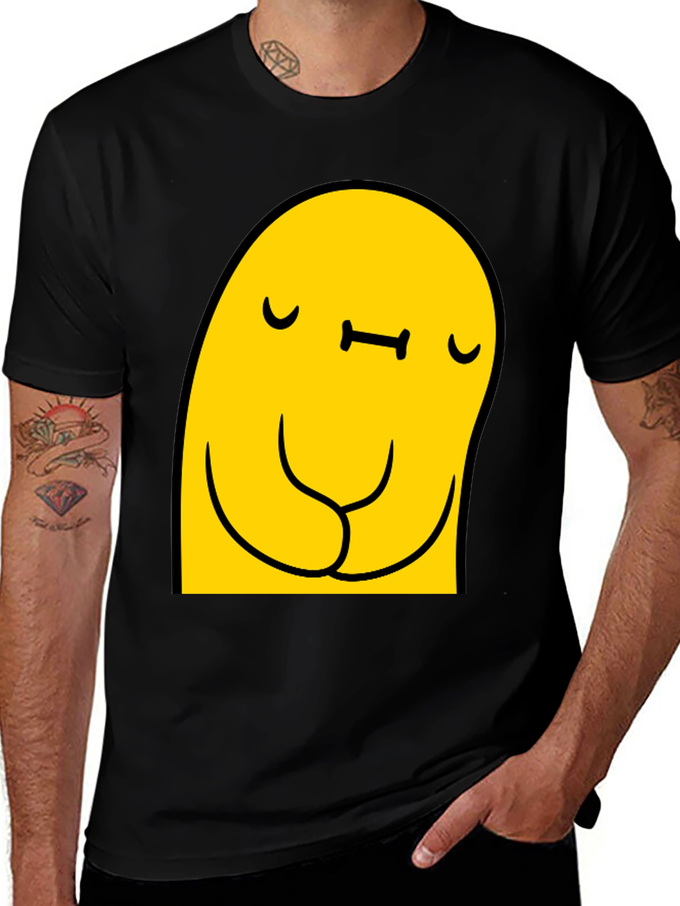 Adventure Time: Tree Trunks Black T-Shirt