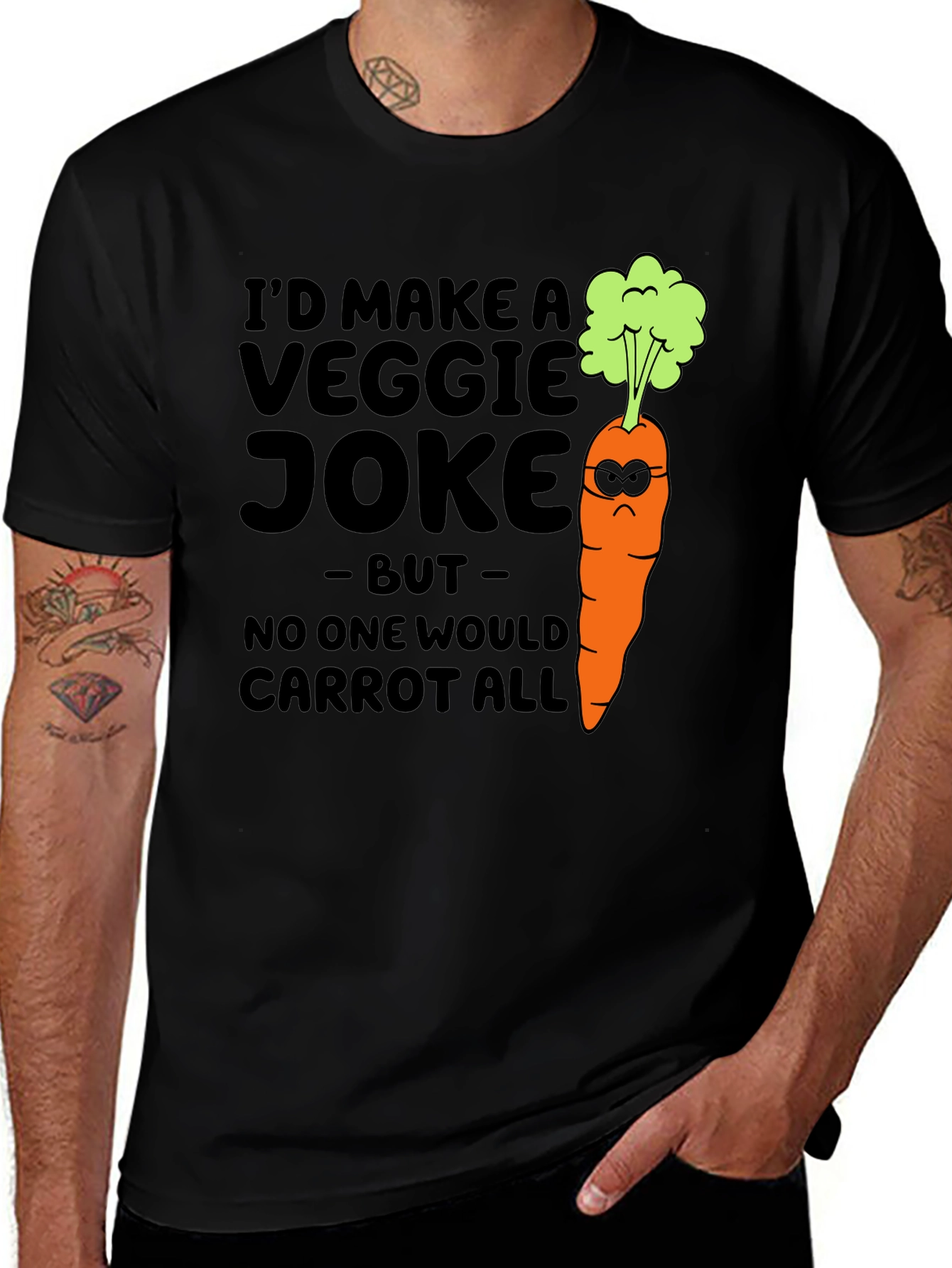 Variant 21 of Veggie Joke Carrot Pun T-Shirt