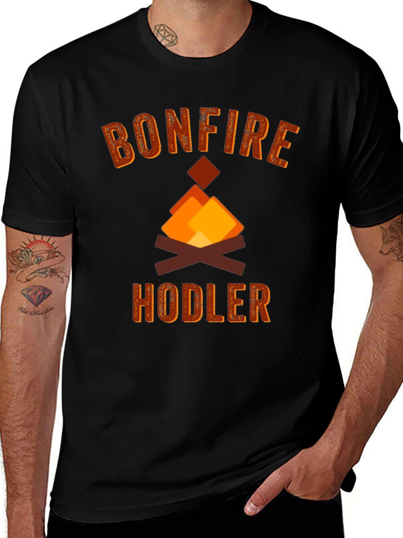 Bonfire Hodler Graphic T-Shirt