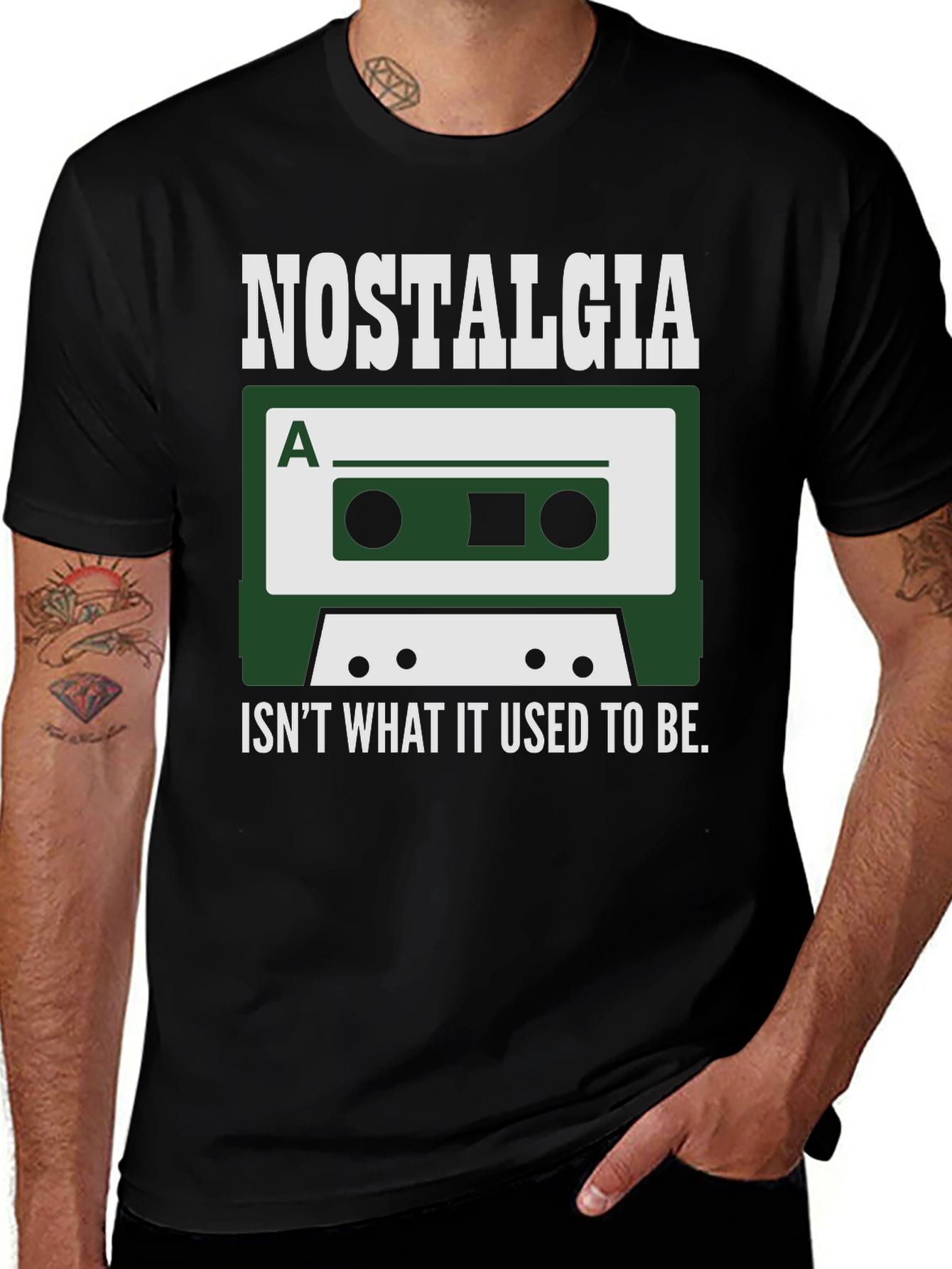 Variant 17 of Nostalgia Isn't What it Used to Be Cassette Tape T-Shirt
