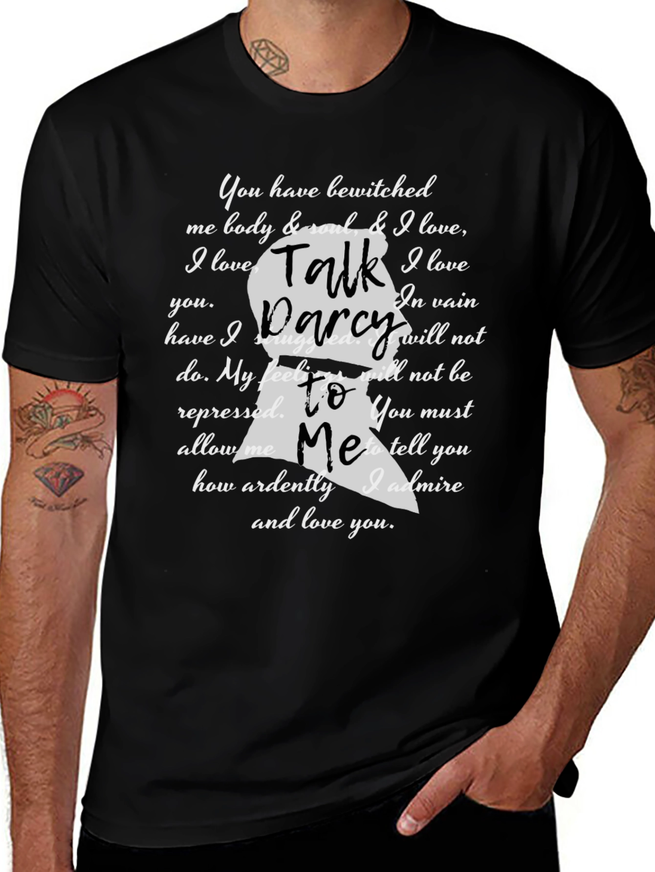 Talk Darcy to Me T-Shirt Pride & Prejudice Tee