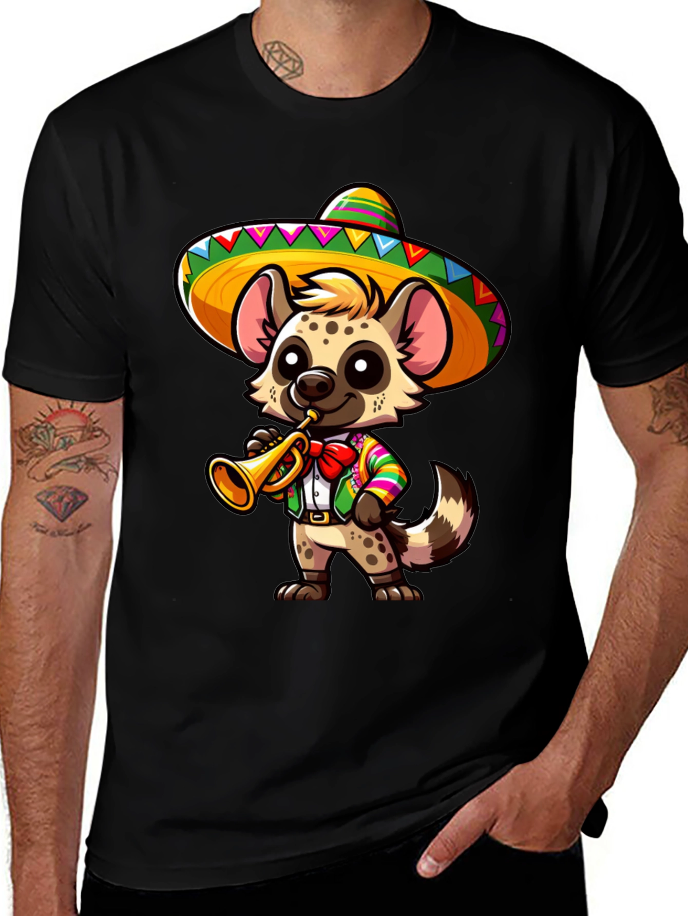 Variant 8 of Hyena Mariachi T-Shirt