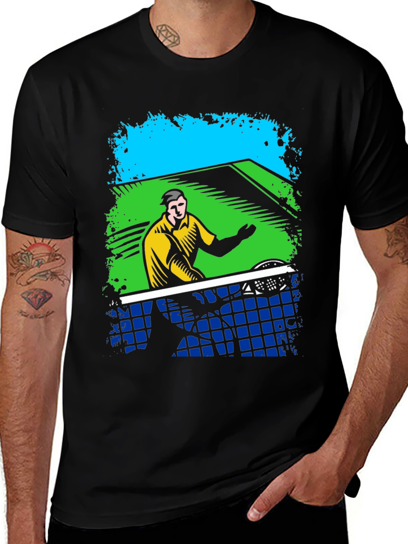Variant 15 of Retro Table Tennis T-Shirt