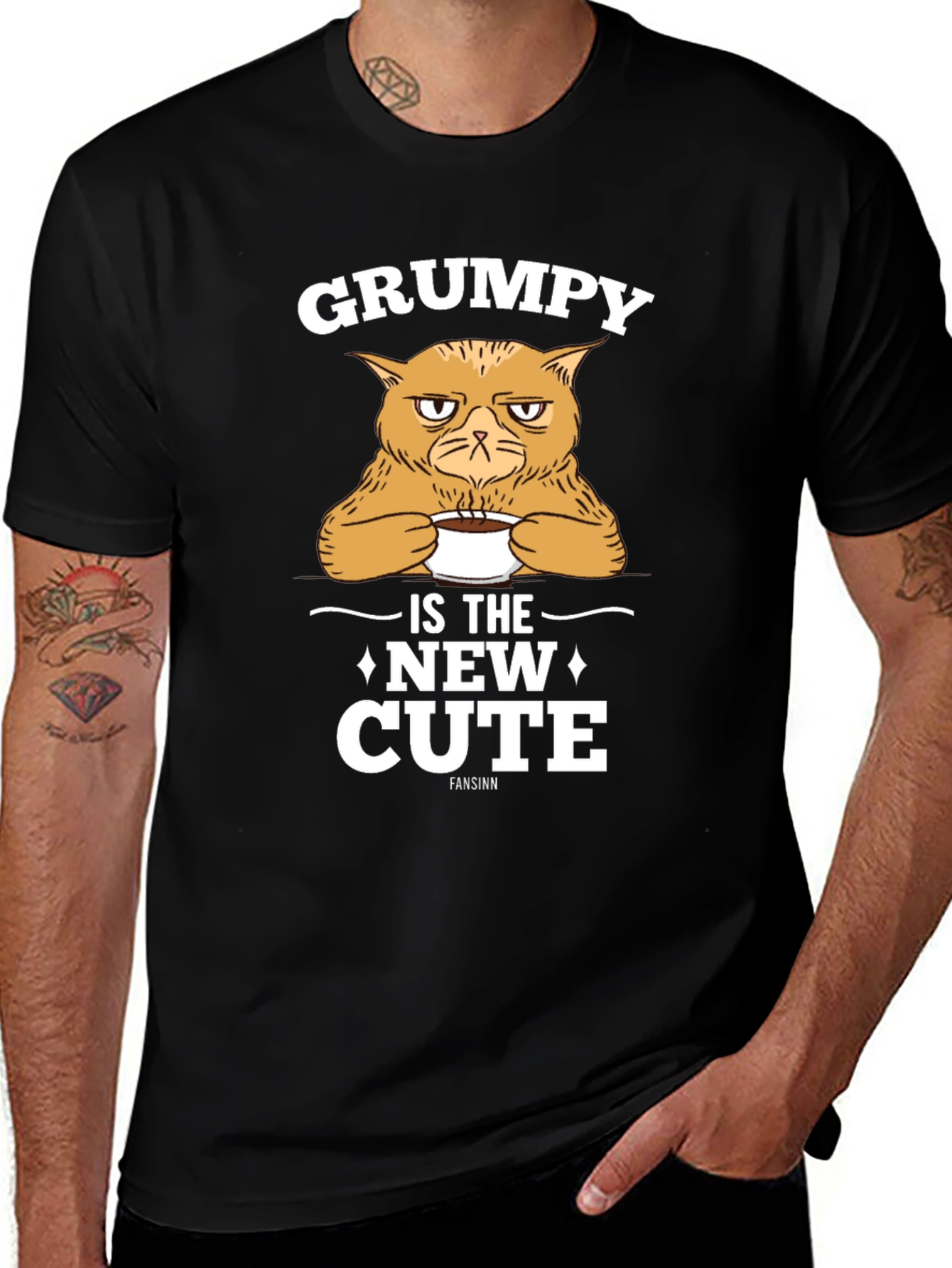 Variant 10 of Grumpy Cat T-Shirt - New Cute Black Tee