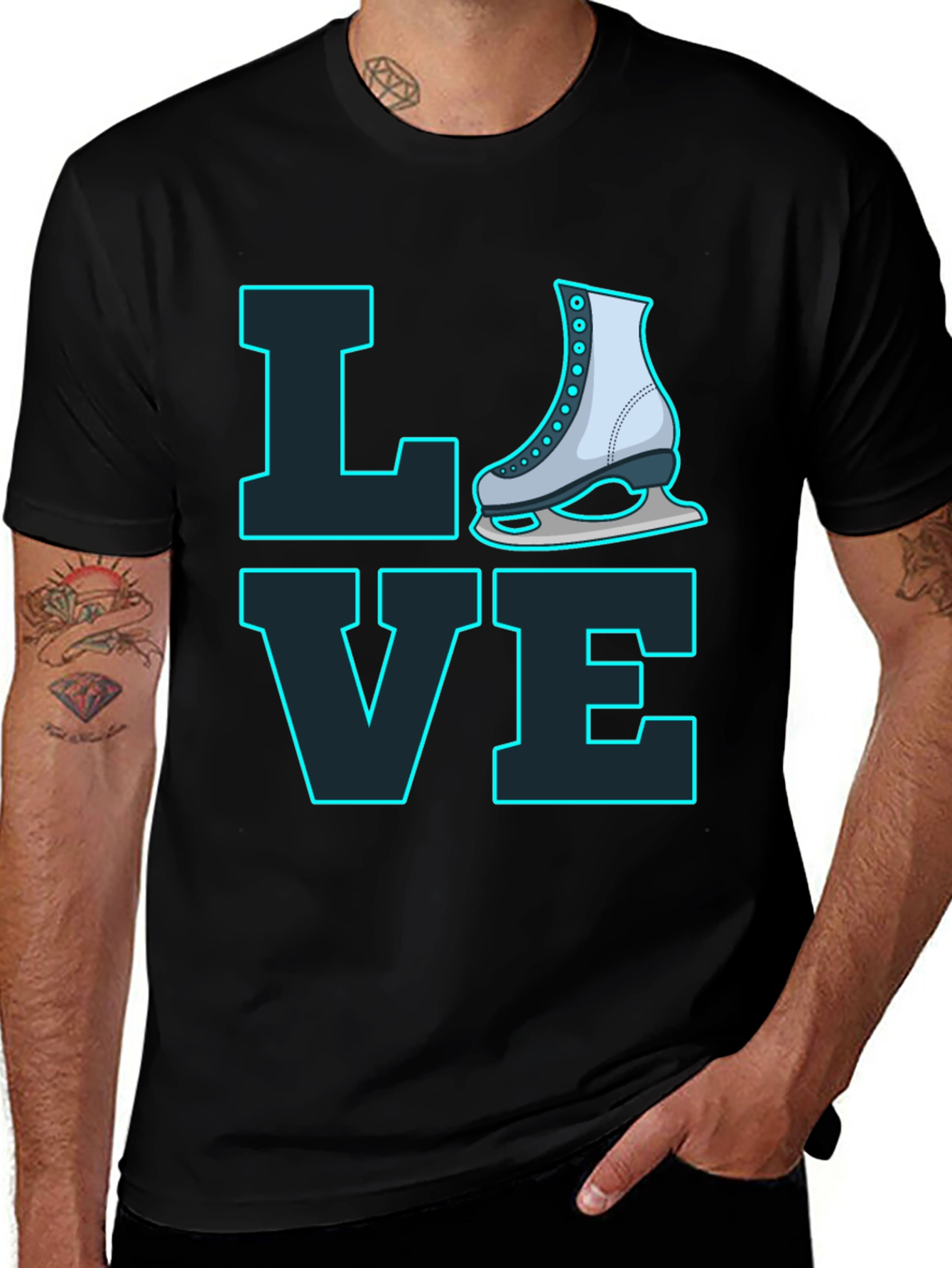Variant 29 of Love Ice Skating T-Shirt