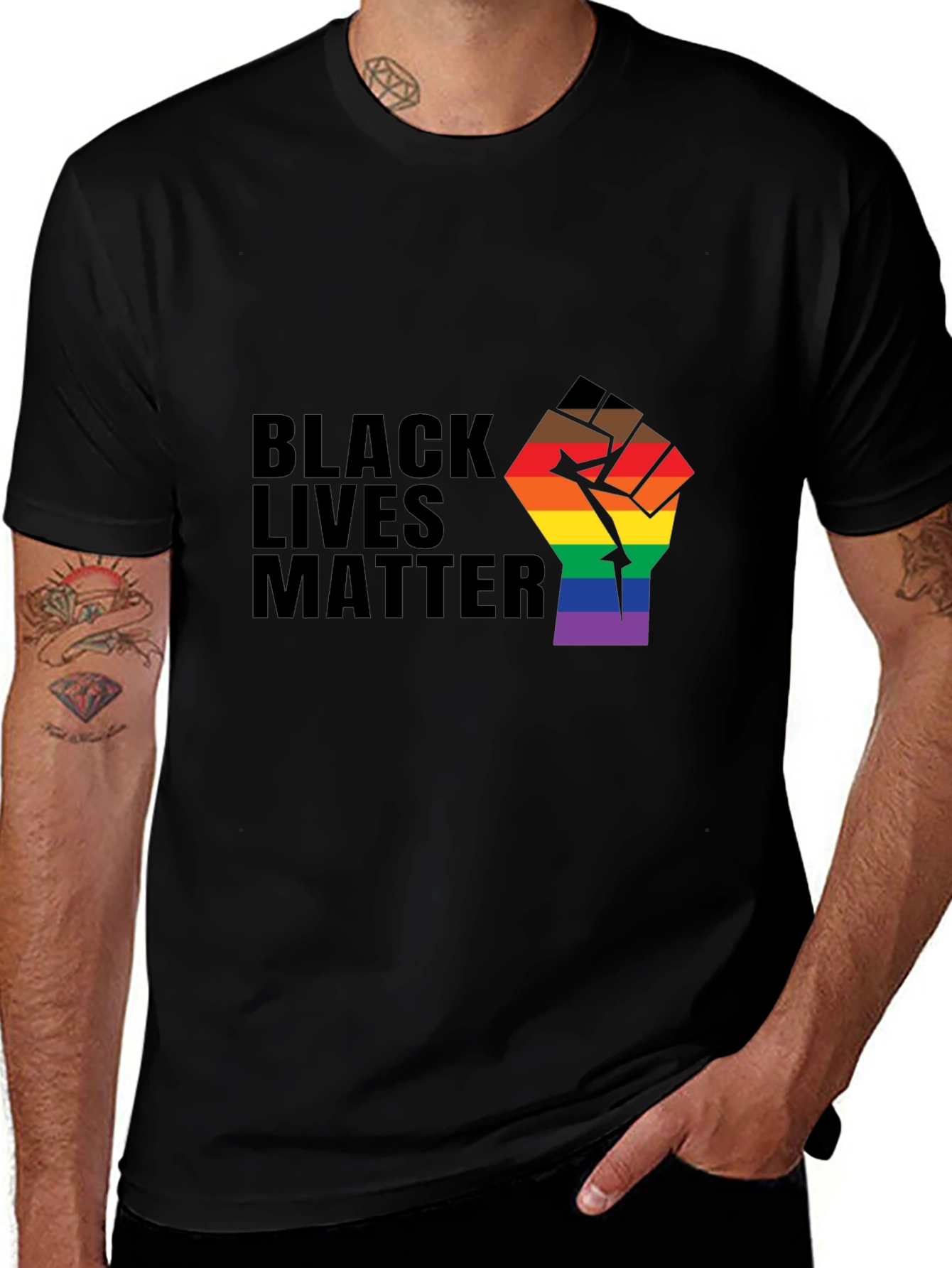 BLM Pride T-Shirt - Equality & Love