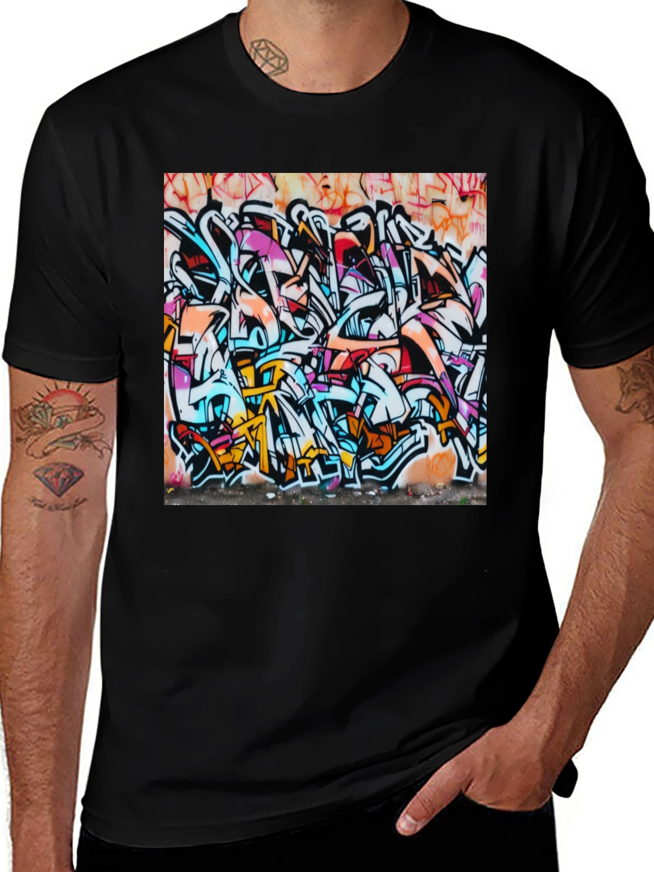 Variant 4 of Graffiti Art T-Shirt - Urban Style