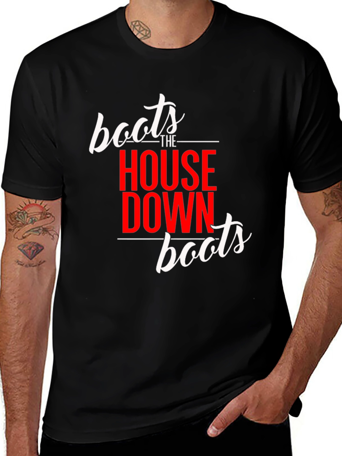 Variant 15 of Boots The House Down Unisex T-Shirt
