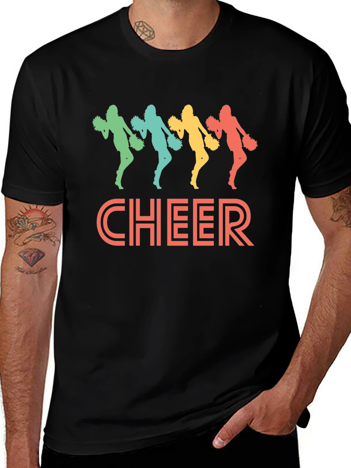 Variant 2 of Cheerleader Retro Graphic Tee