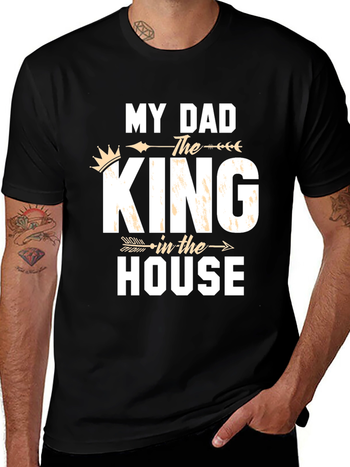 Variant 11 of My Dad The King in the House T-Shirt