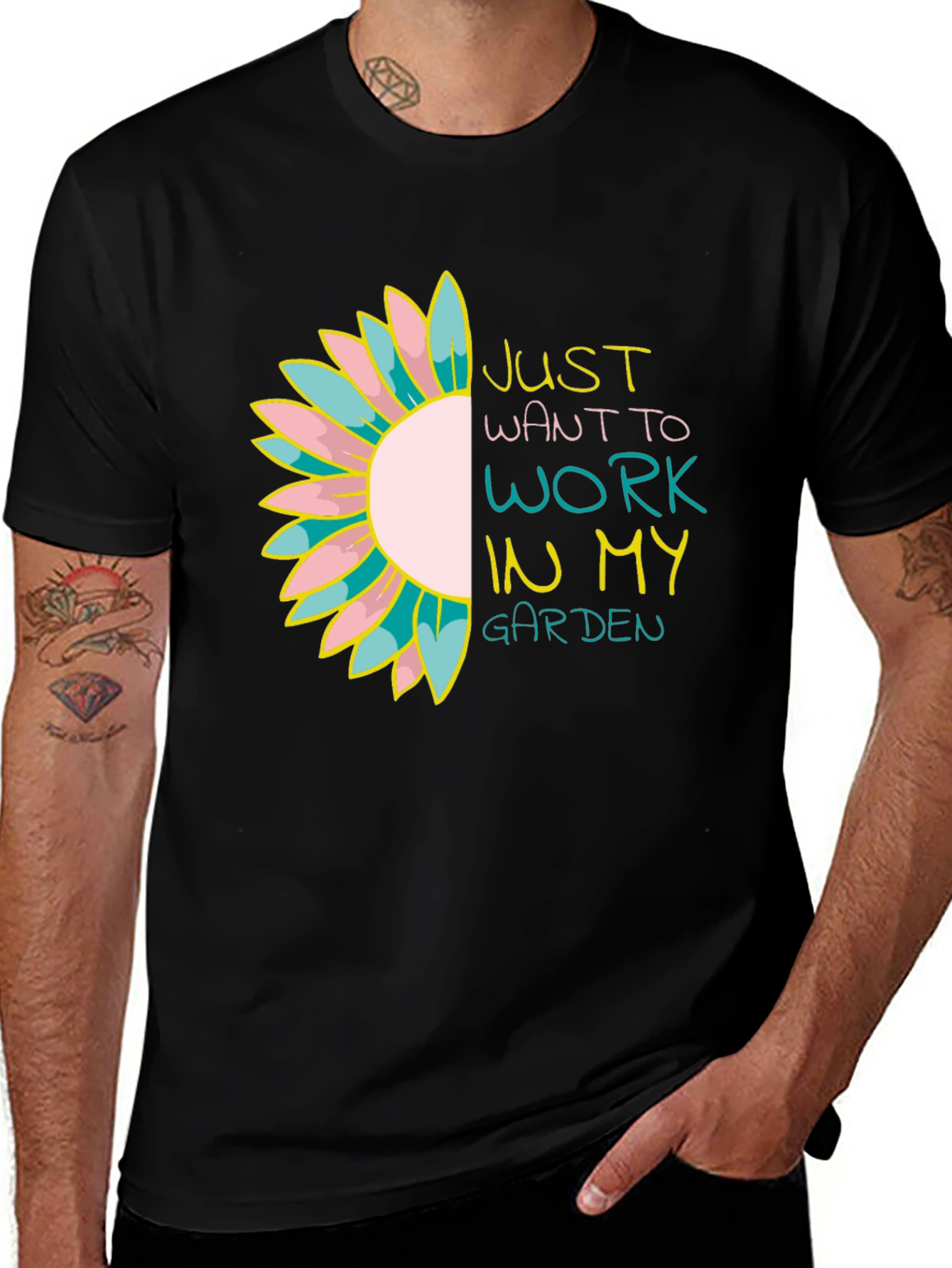 Variant 3 of Just Want to Work in My Garden Tee