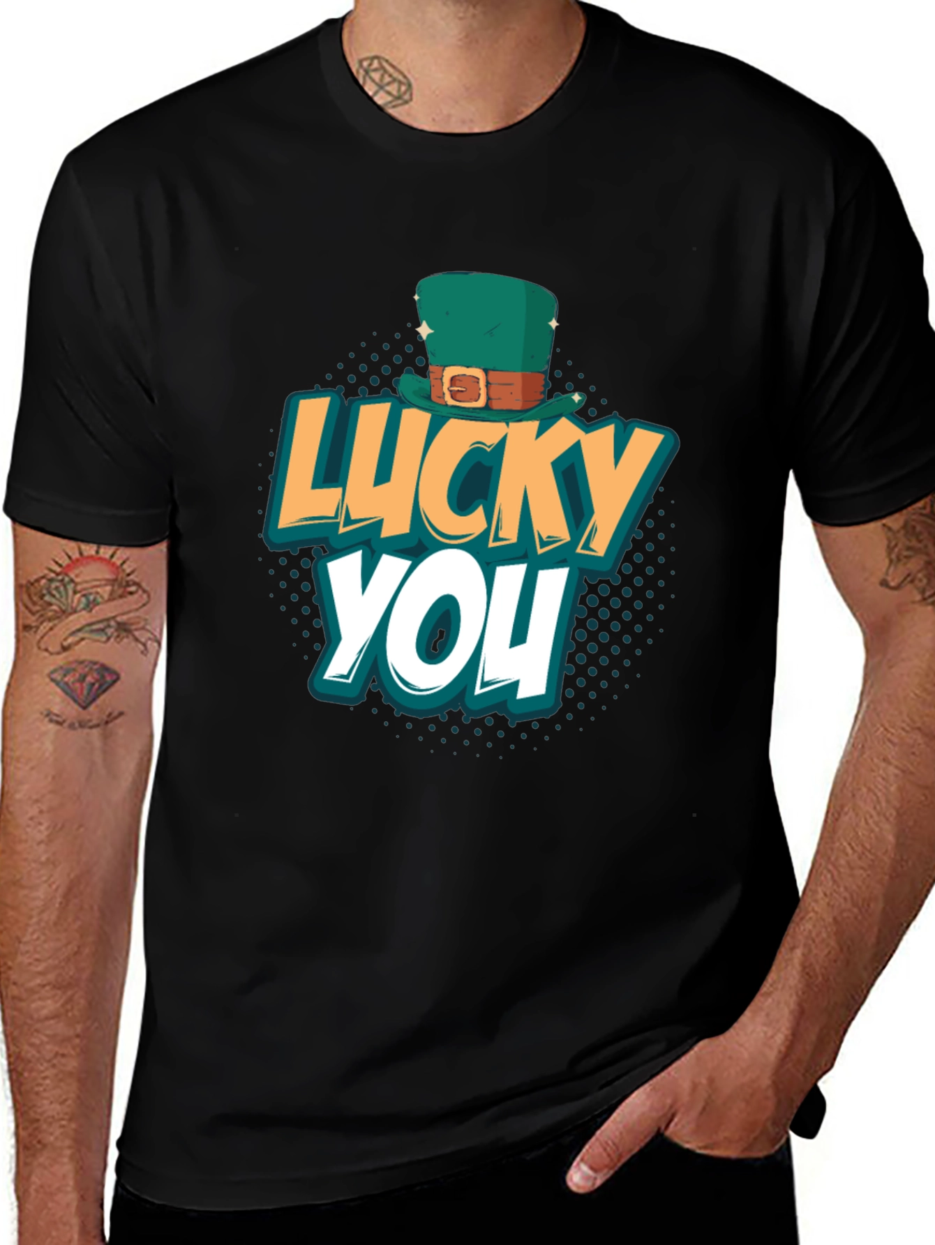 Variant 17 of Lucky You Graphic T-Shirt - St. Patrick's Day