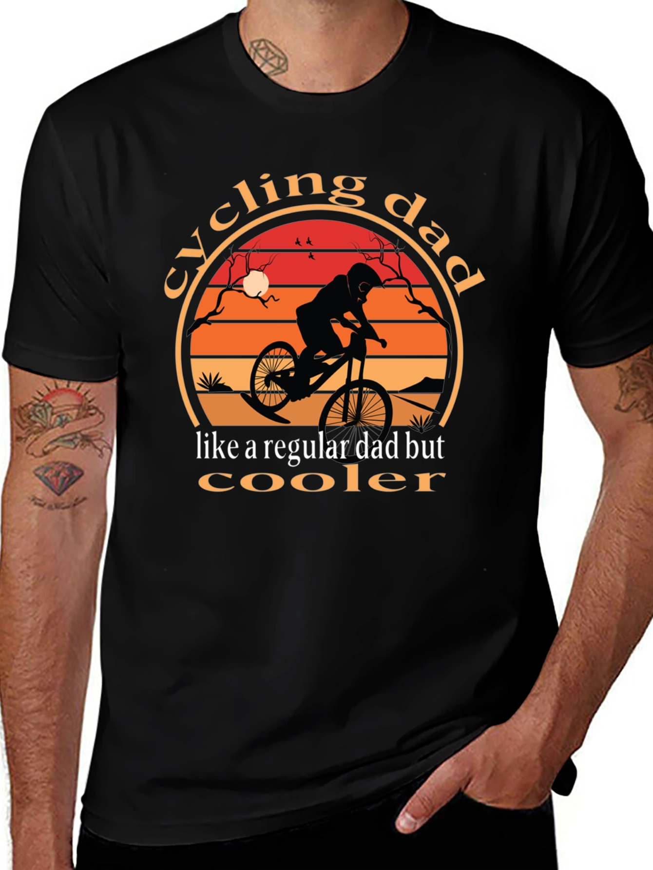 Variant 3 of Cycling Dad T-Shirt - Cool Father's Day Gift