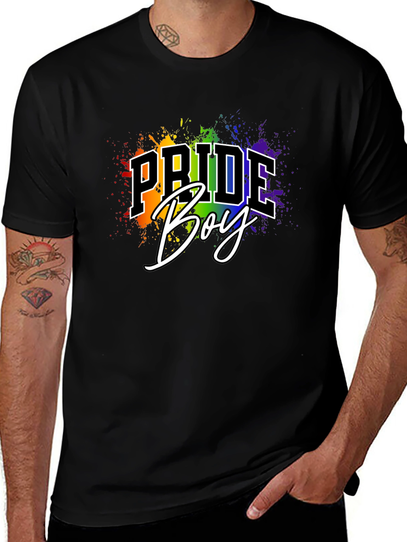 Pride Boy T-Shirt - Rainbow LGBTQ+ Pride Tee
