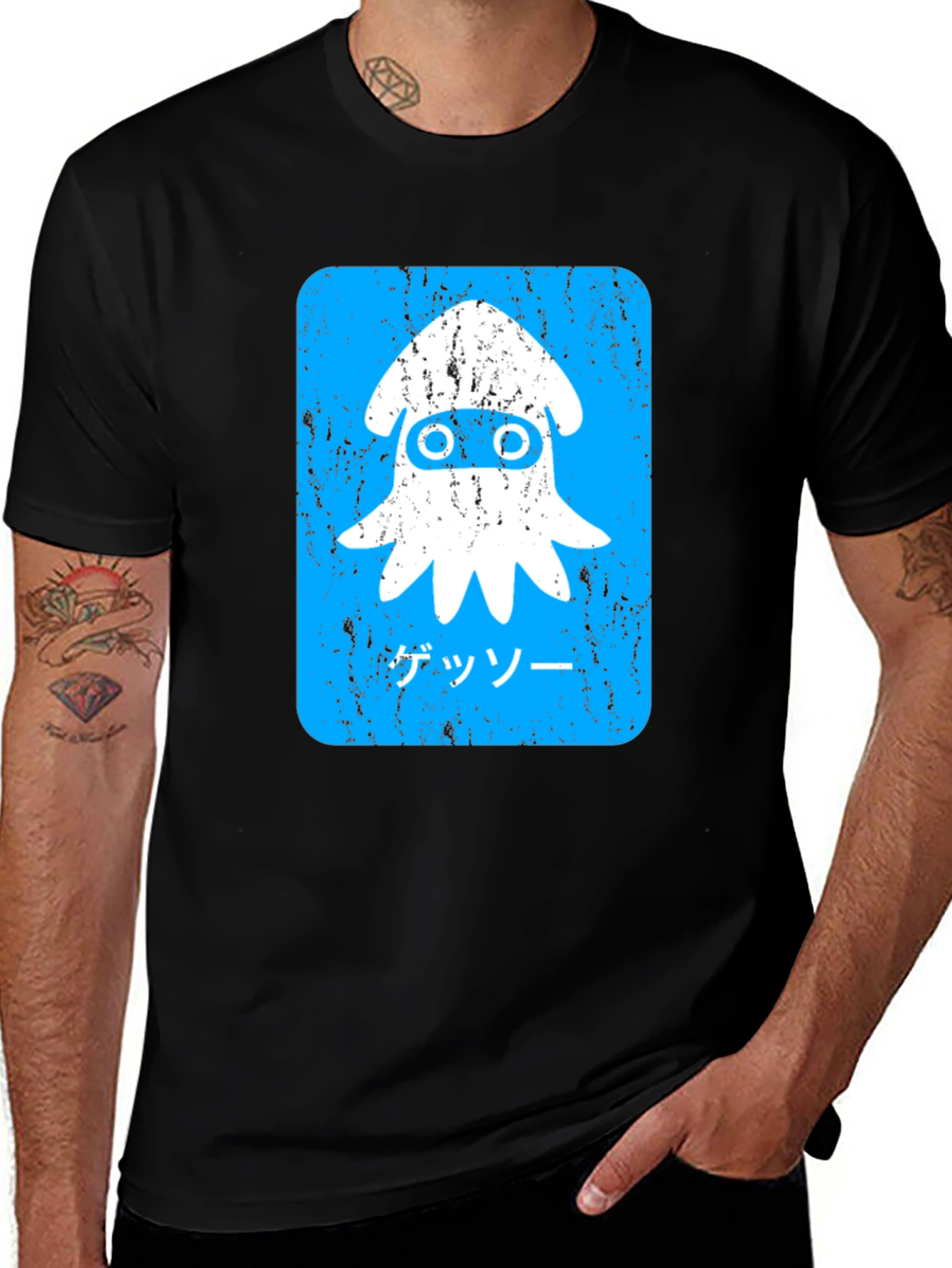 Splatoon Squid T-Shirt - Retro Style